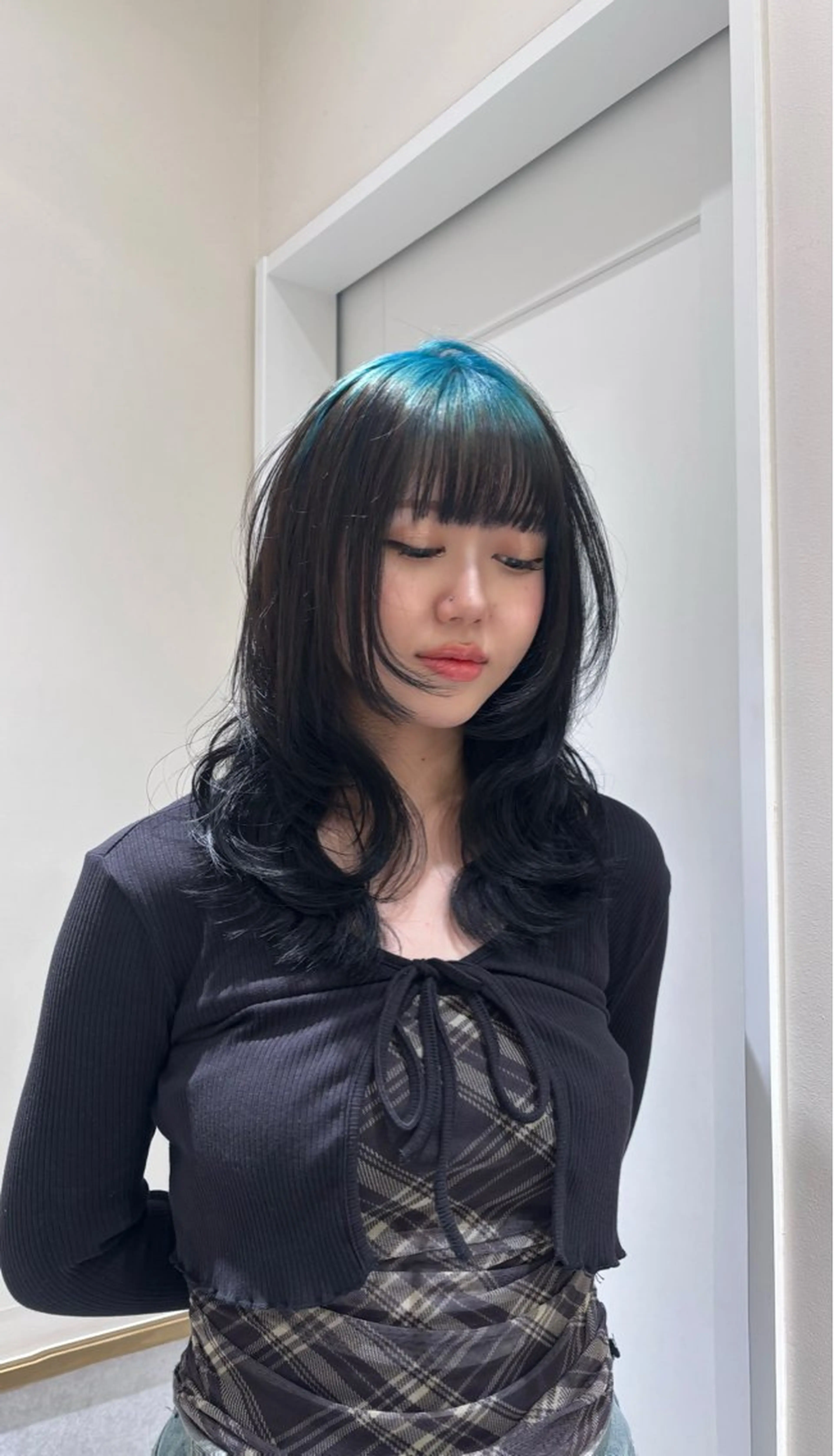 セミロング カラー ヘアカラー ヘアセット ハイトーンカラー🫧 🥣KYOKAのヘアスタイル