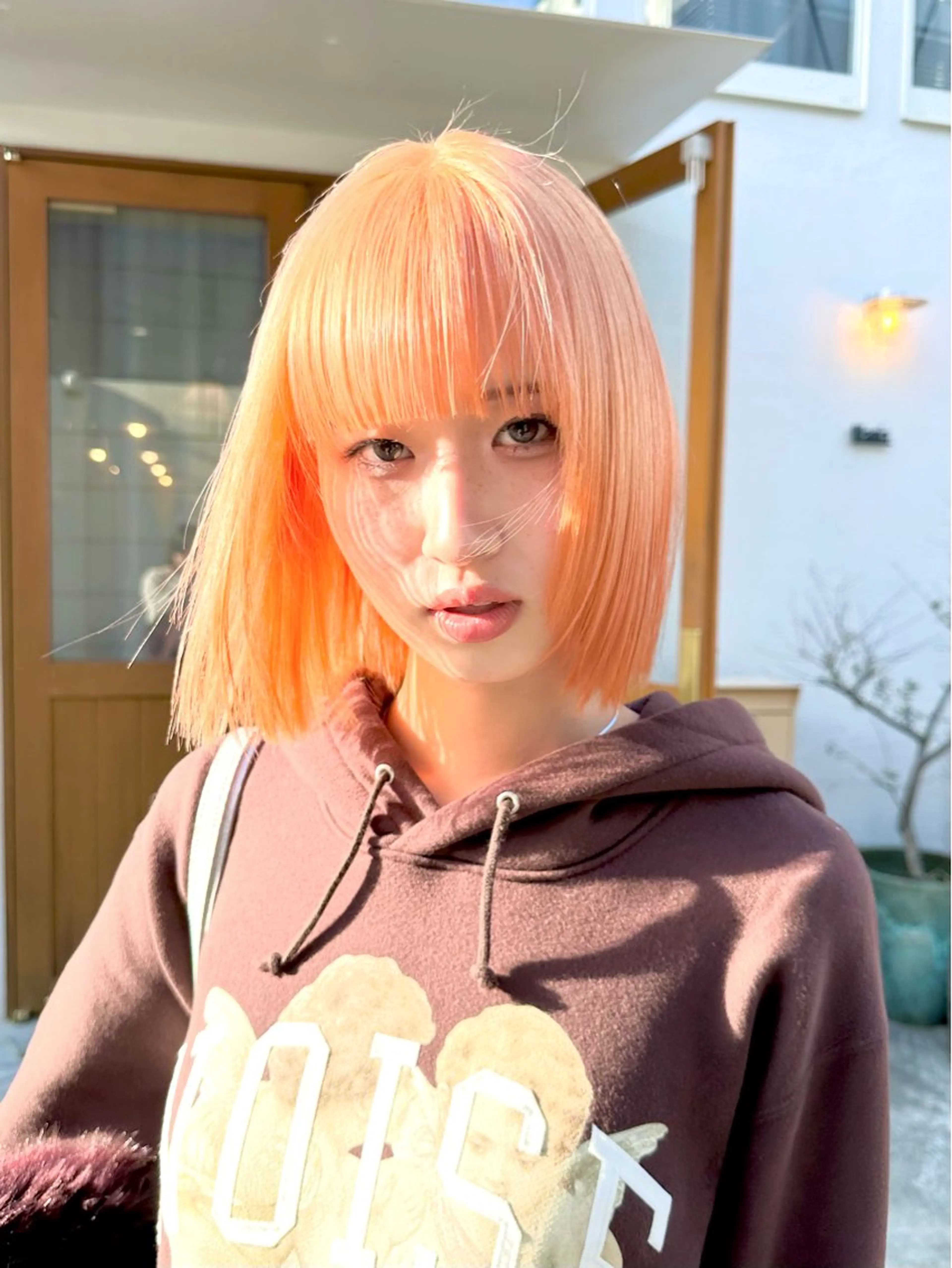 ショート カラー ヘアカラー トリートメント kai .のヘアスタイル