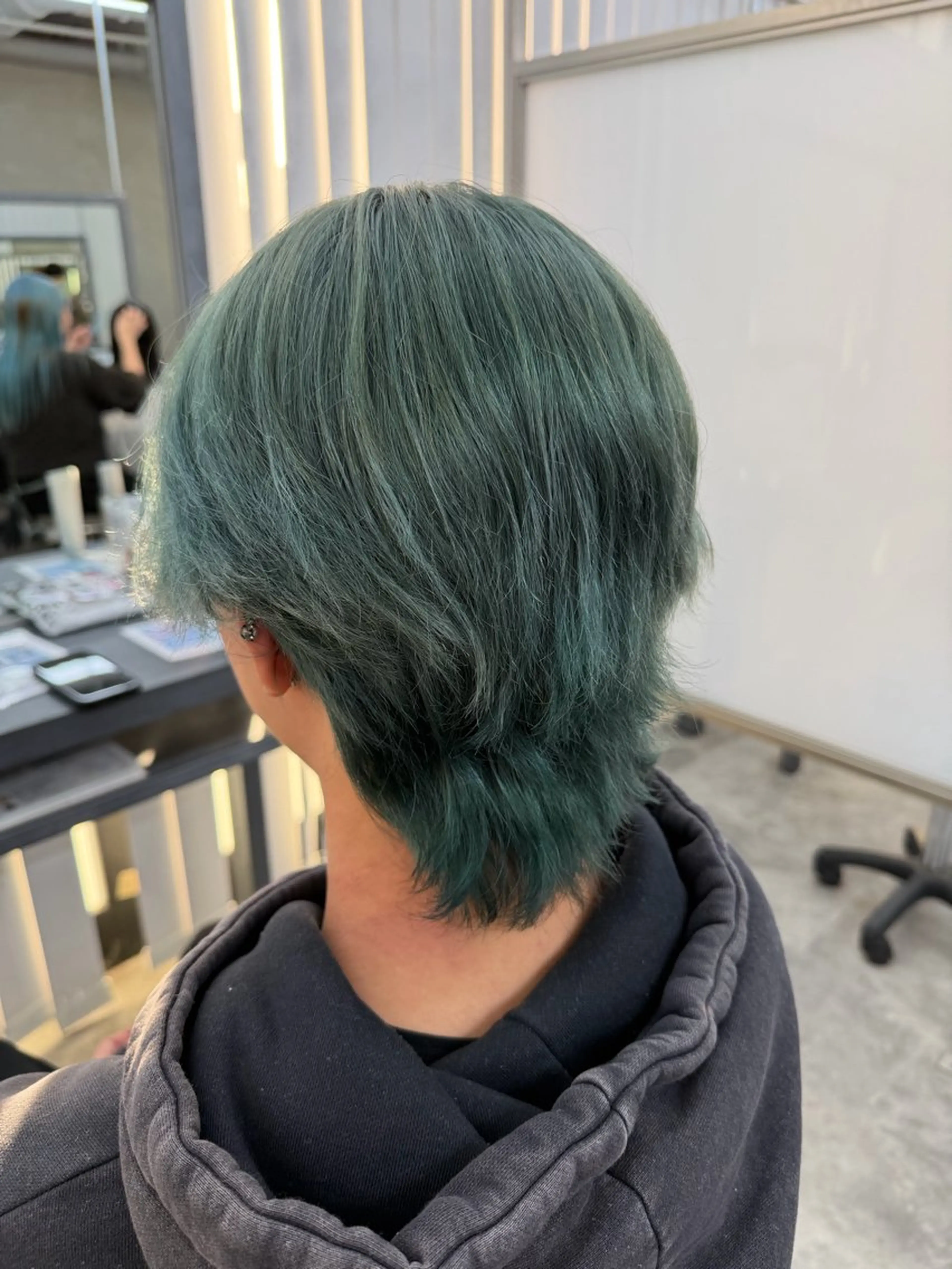 メンズ メンズブリーチ 暖色カラー得意🔥 栗俣嵐のヘアスタイル