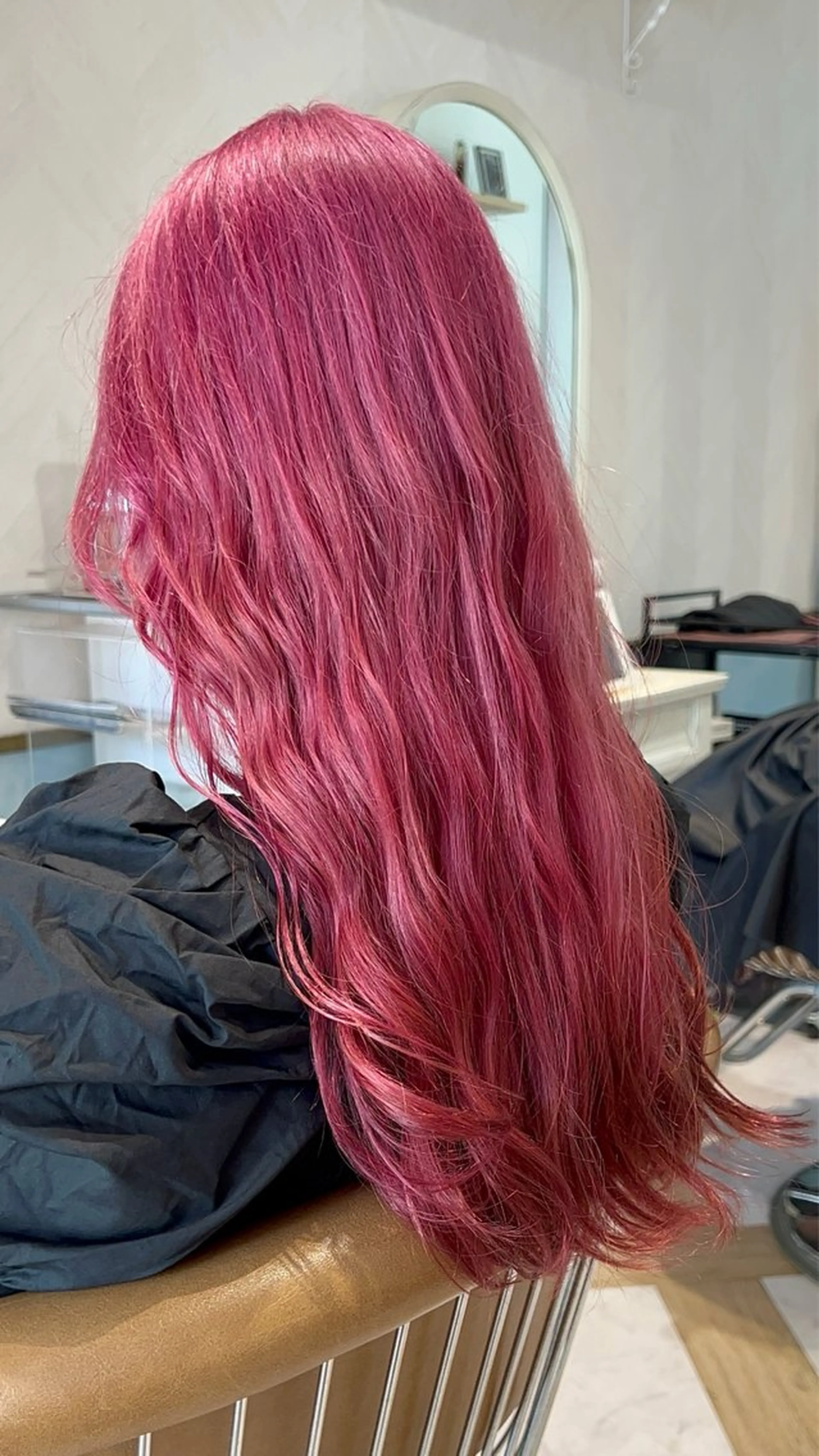 ロング ロング ヘアカラー 色気レイヤースタイル 洒落色気ヘアマサトのヘアスタイル