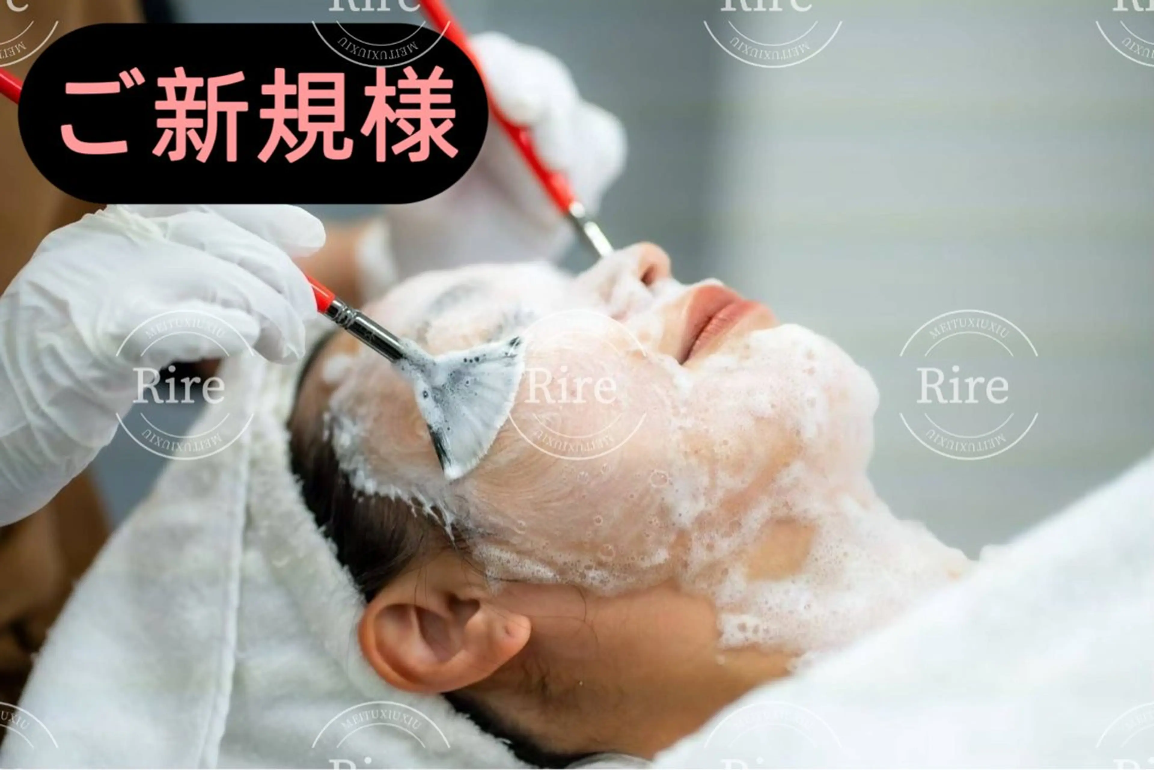 【韓国人気No.1】水光肌ララピール（顔＋首）¥12000→¥9800の写真