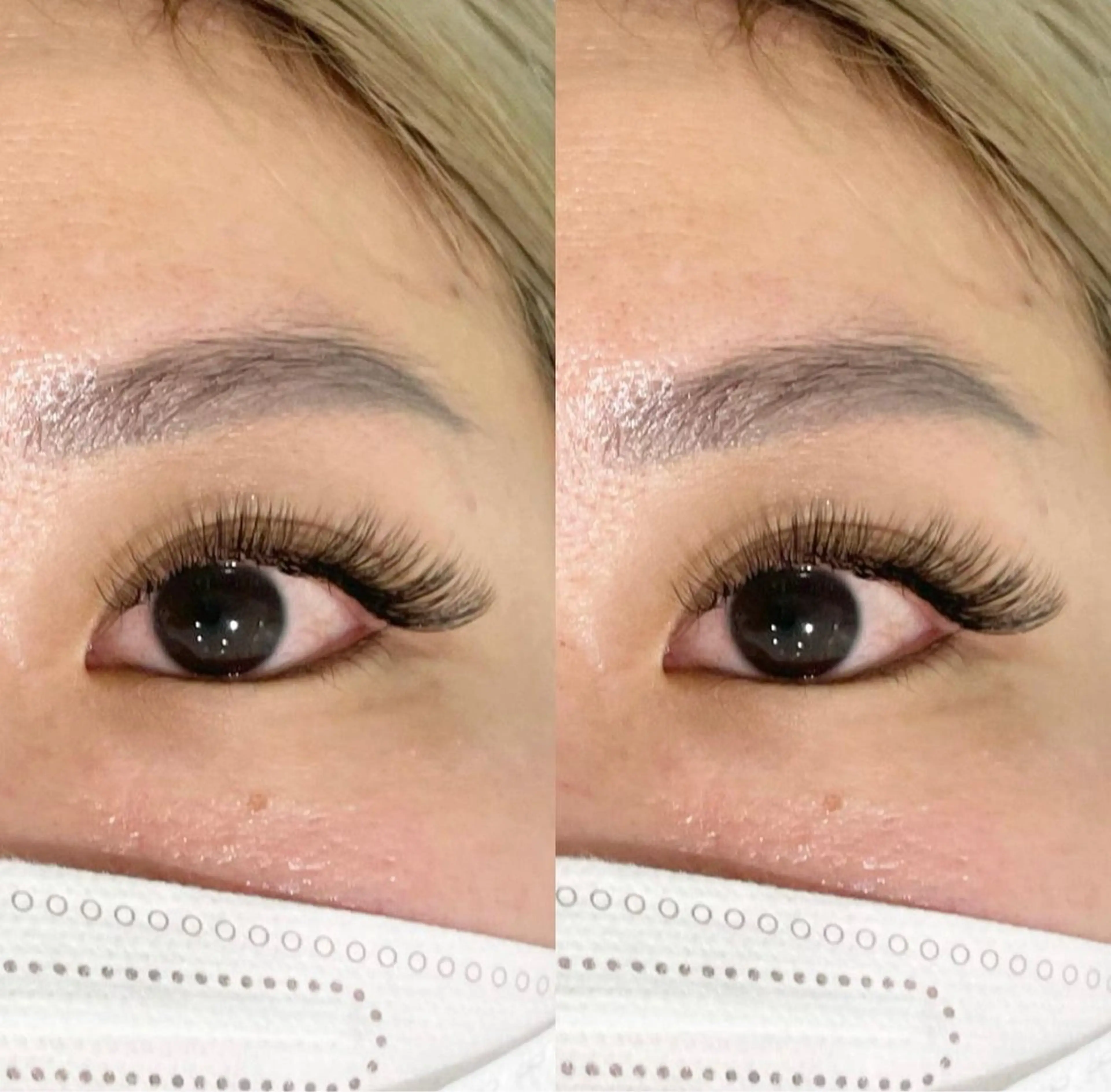 自まつげへの負担が少ない☆ボリュームラッシュ100束の写真