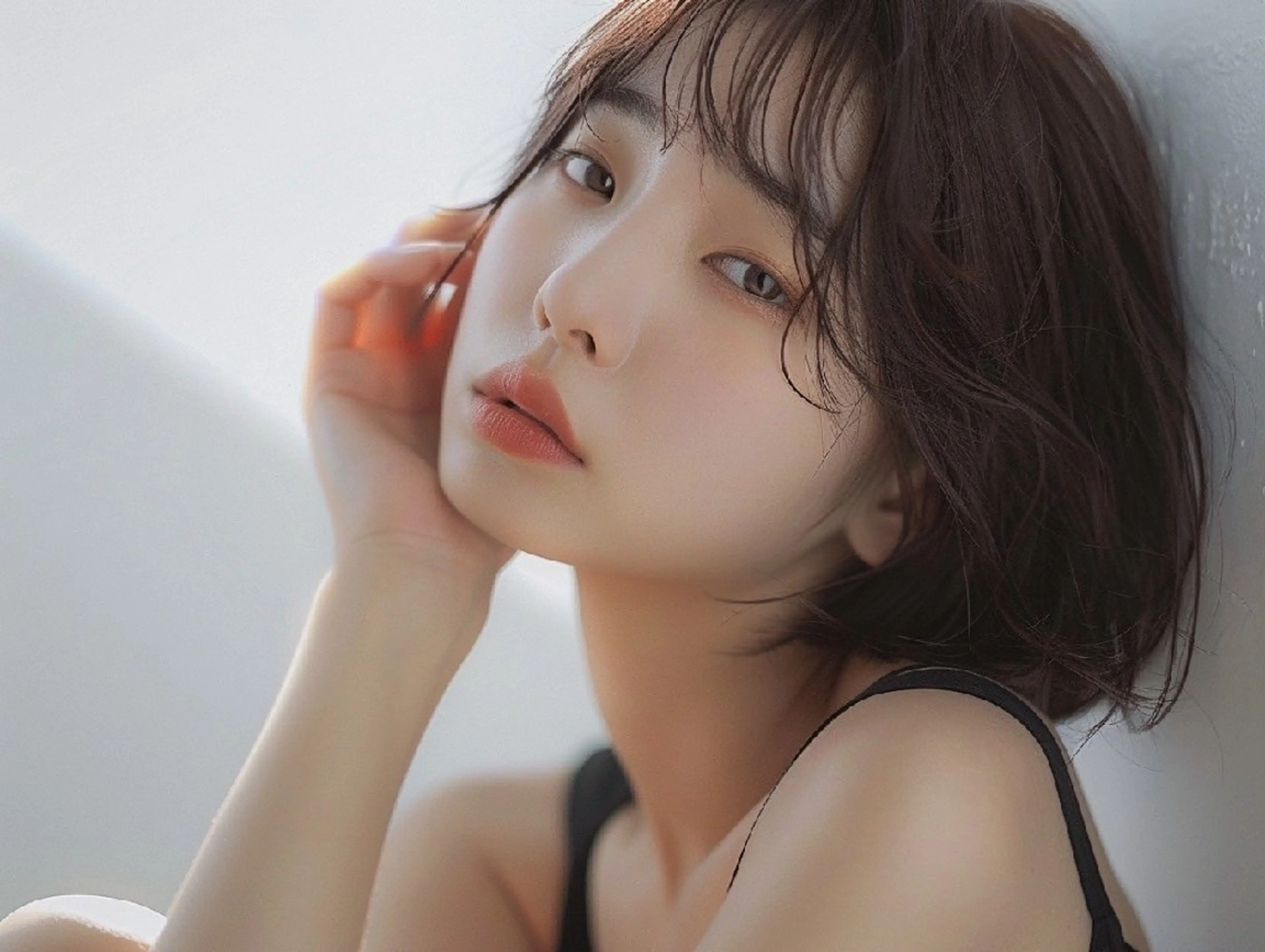 カラー 束感まつぱ🥑🤍 NATUKI🤍のヘアスタイル