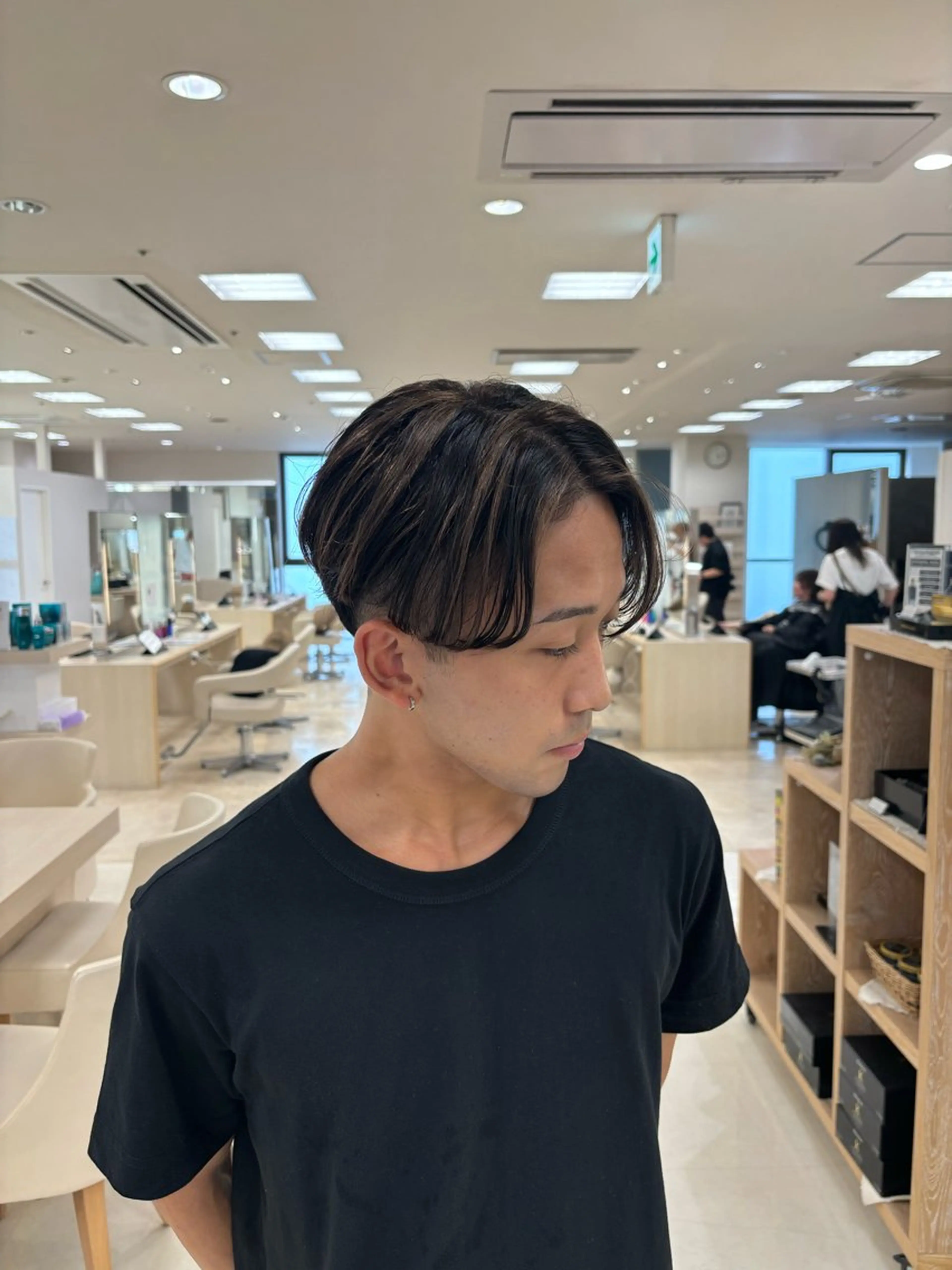 カラー メンズ カット ヘアカラー トリートメント 湘南/メンズパーマ/ ハイライト/ユチカのヘアスタイル