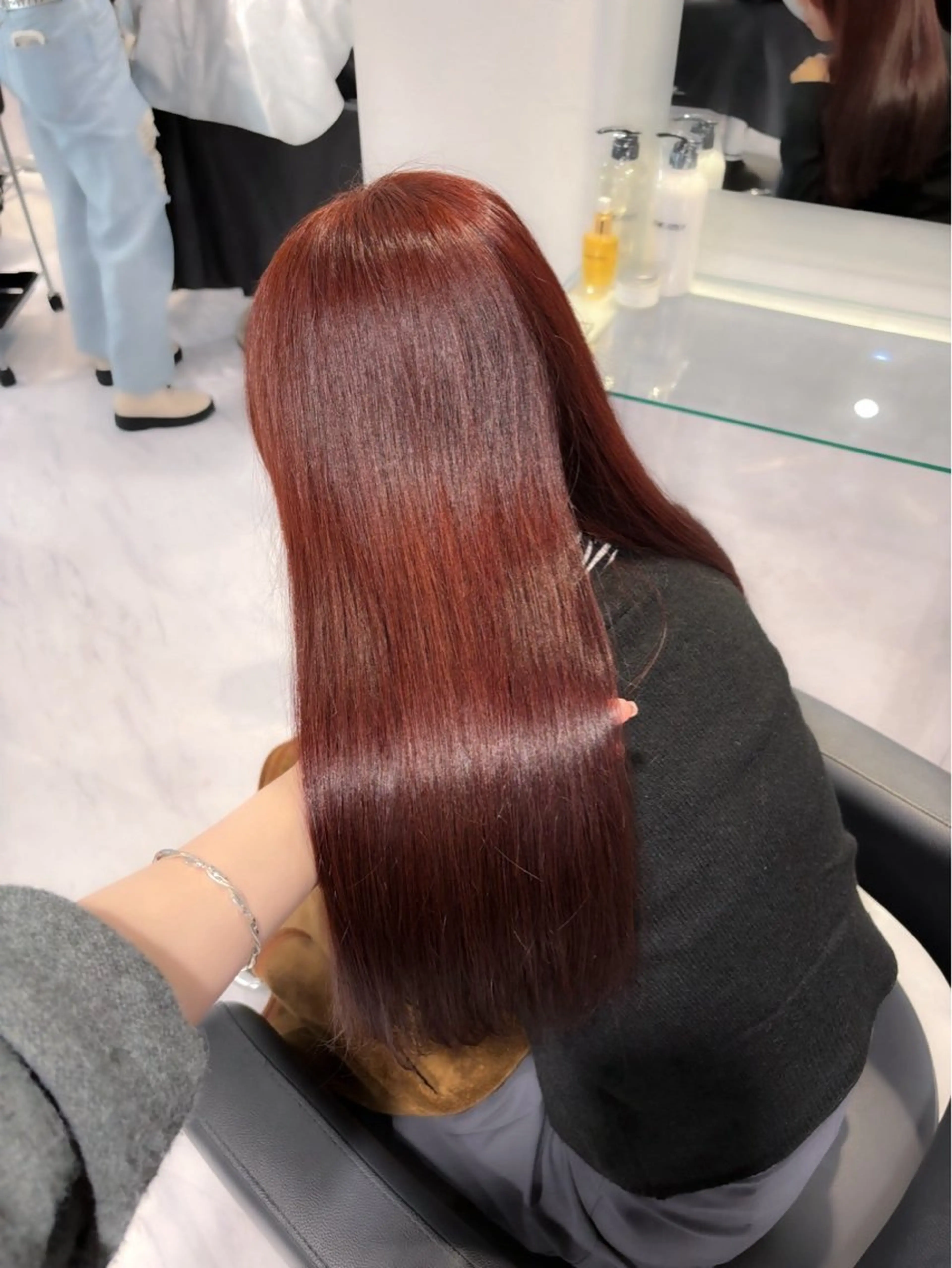 ロング カラー 透明感カラー艶髪💖 レイヤーJunyaのヘアスタイル