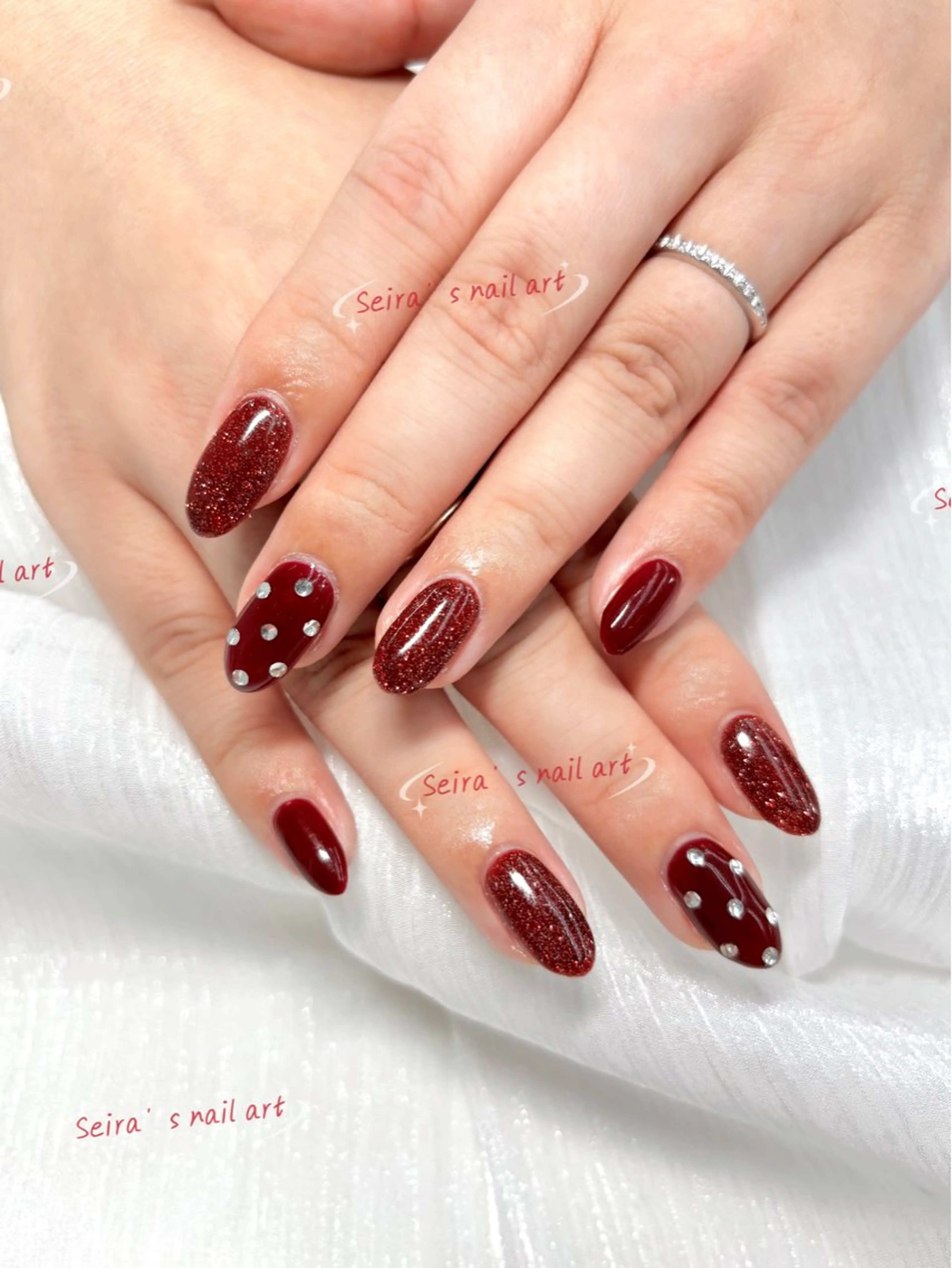 ネイル ボルドー 閨匠ビューティサロン 銀座店🐻Seiraのネイルデザイン