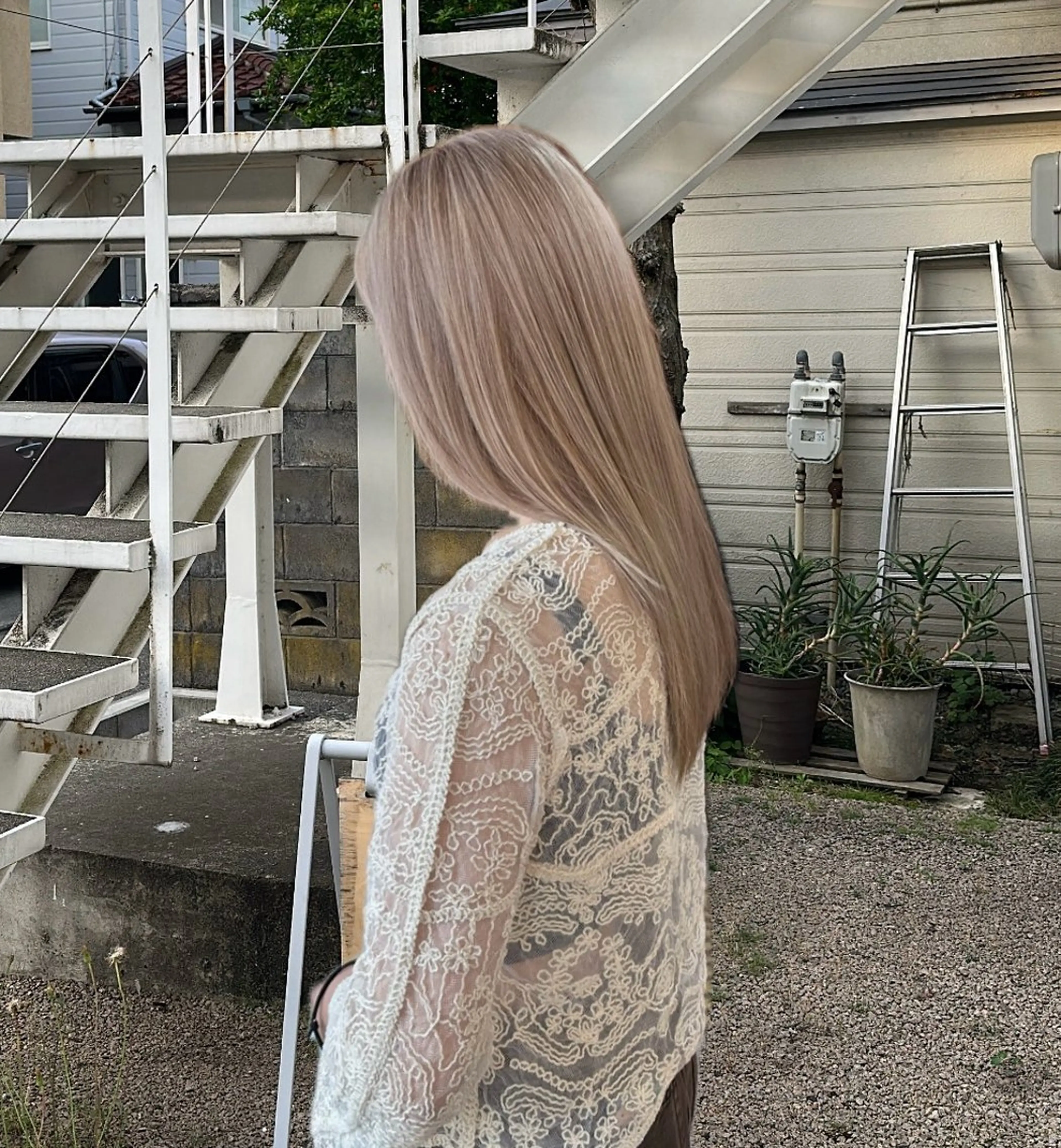 セミロング ヘアカラー メンズカットモデル 募集🫧あずみのヘアスタイル