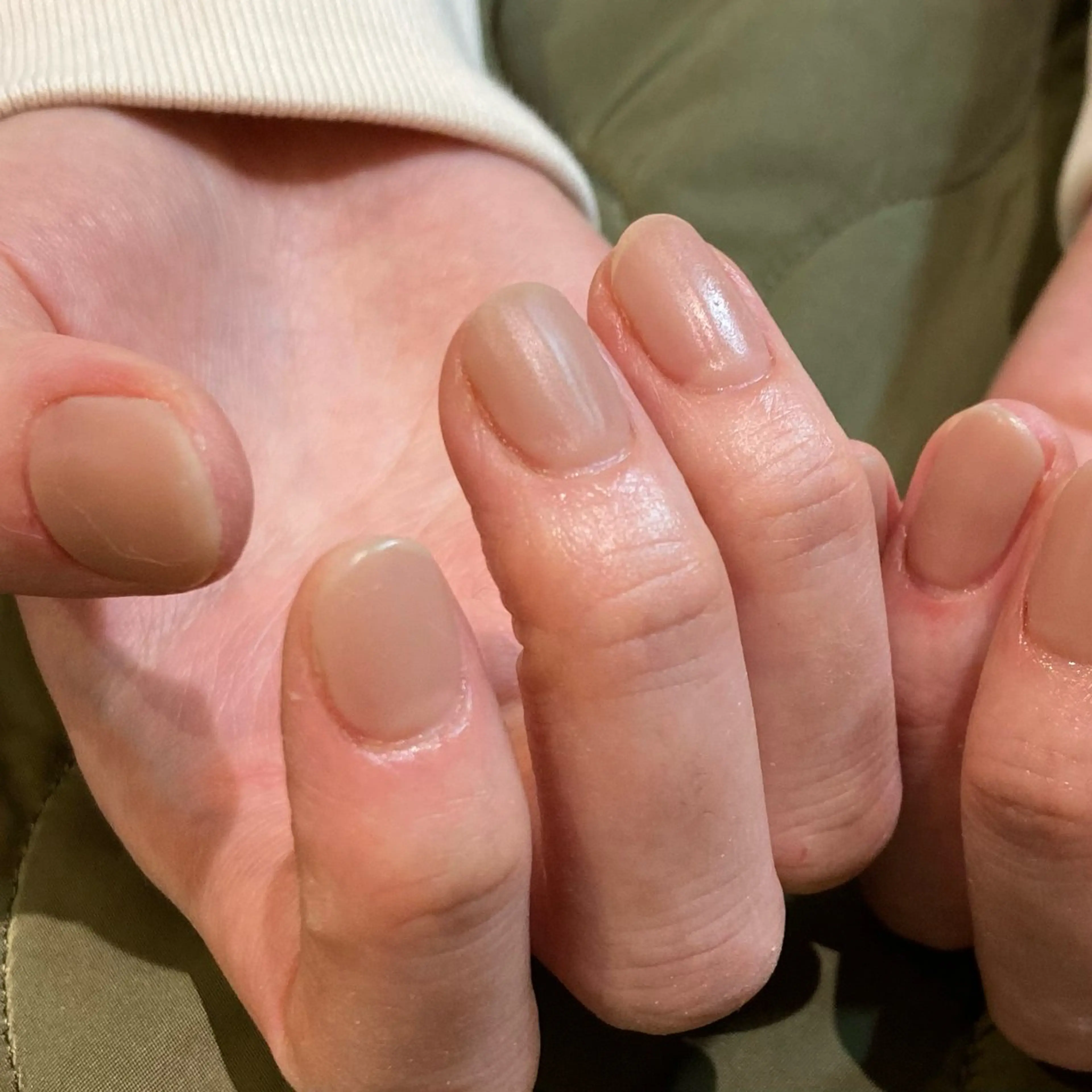 【新生活応援キャンペーン📣】《off無》 自爪風ナチュラルワンカラー🫧(ツヤ消し+¥1100)の写真