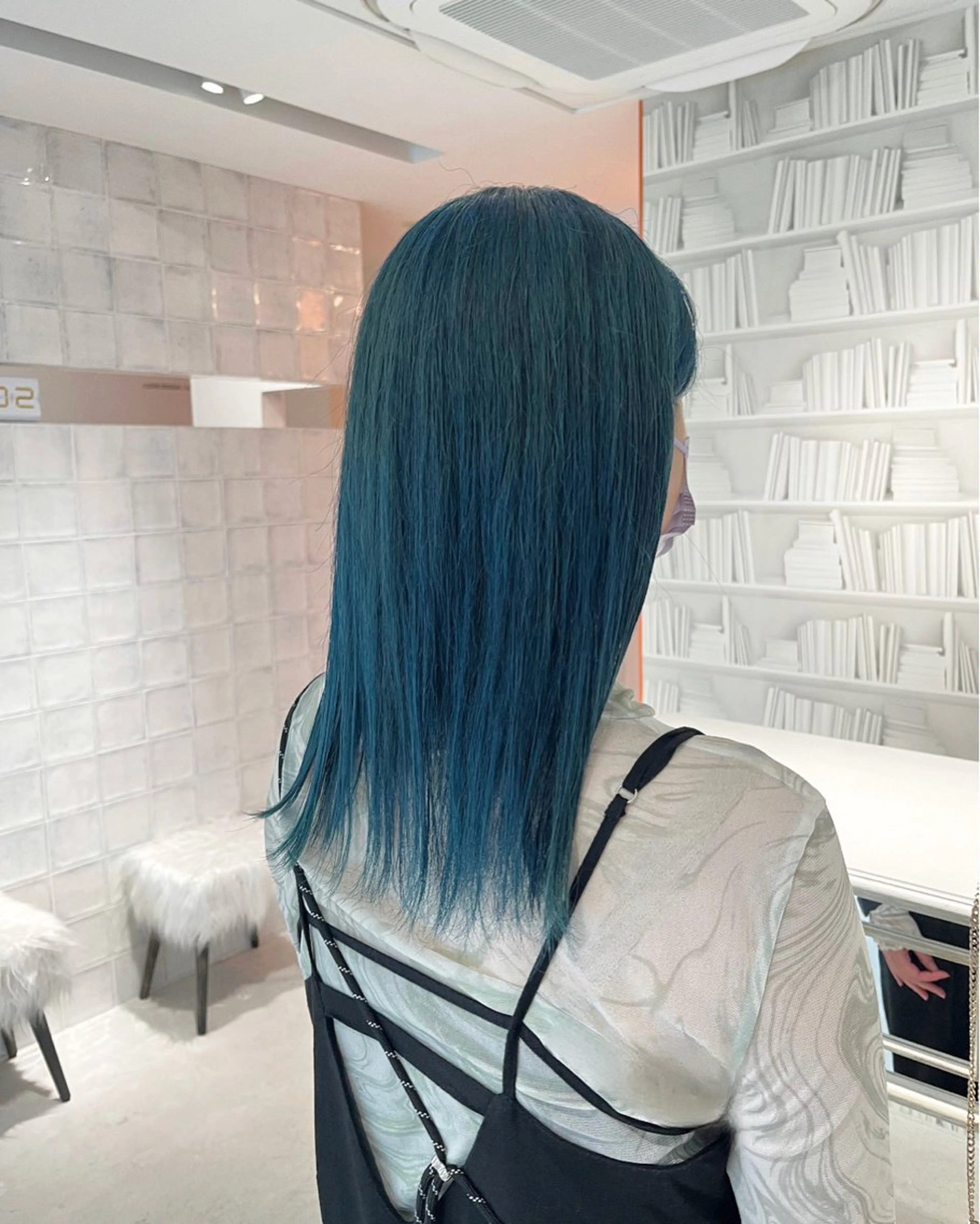 ミディアム カラー ヘアカラー トリートメント Lantana 前野心結のヘアスタイル