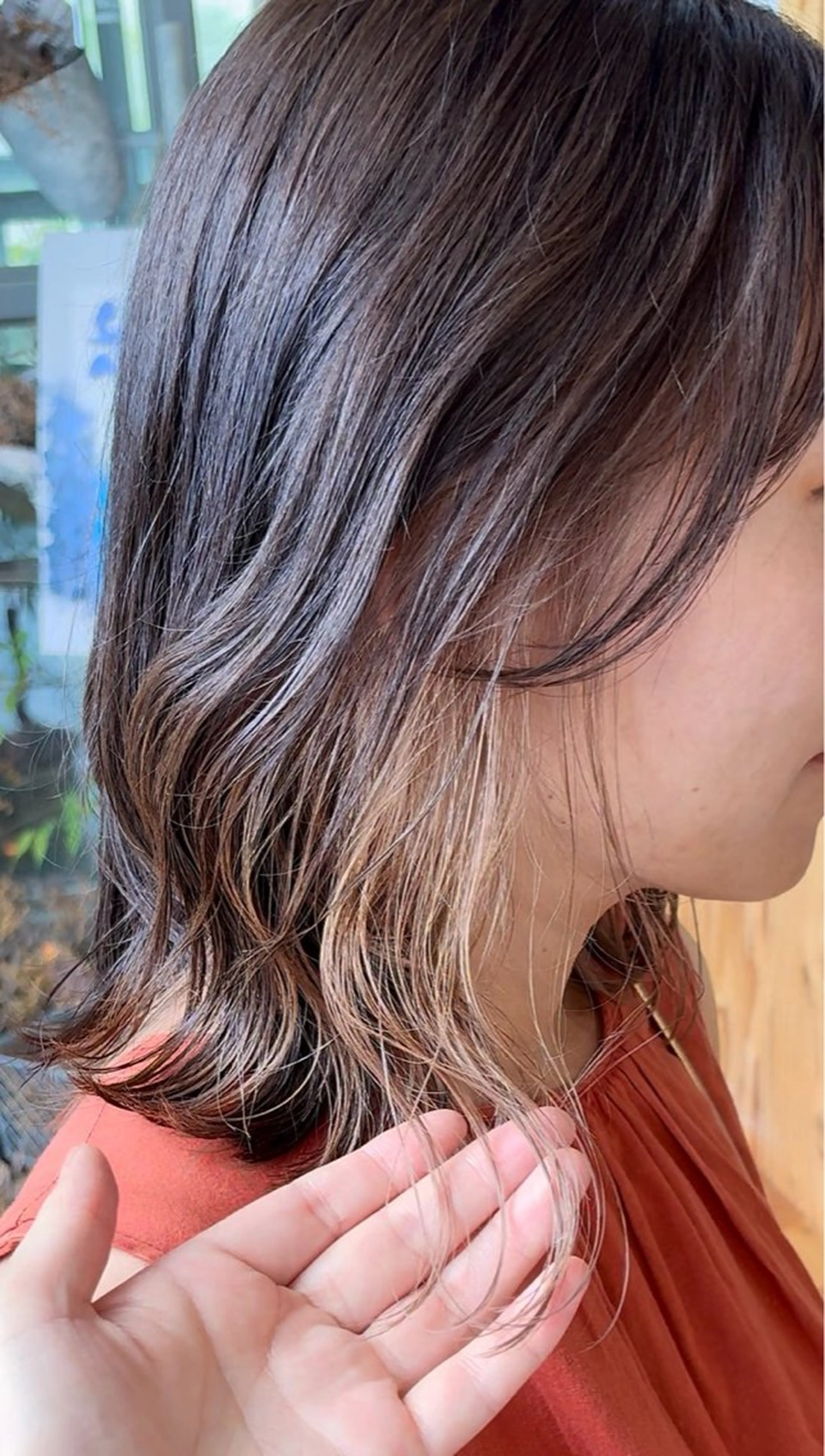 ミディアム ヘアカラー トリートメント Nicoru*所属・SONO 【一宮】のヘアスタイル