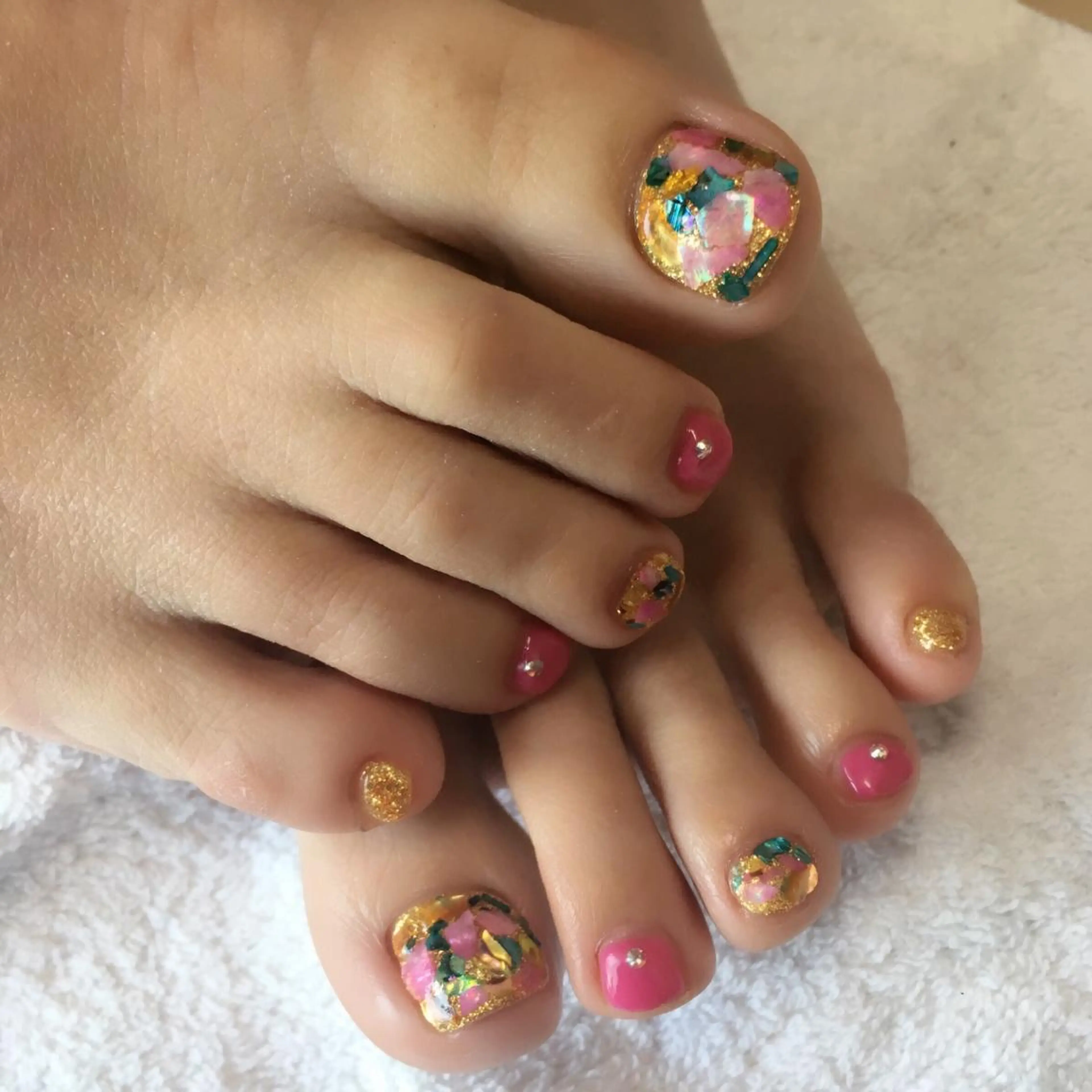 ネイル アートネイル フットネイル ストーンネイル Nono Nail ノノネイルのネイルデザイン