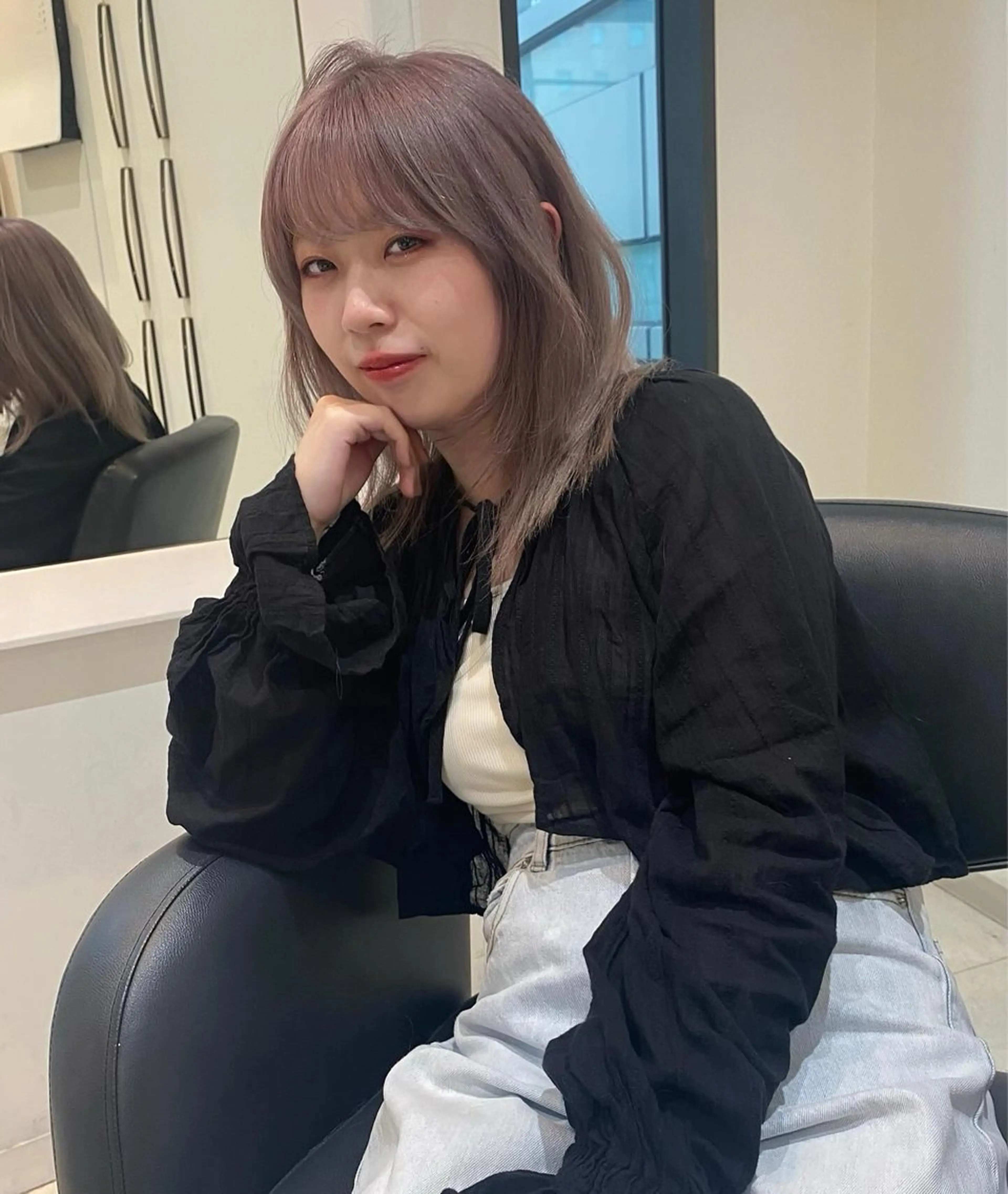 ショート カラー ハイトーンカラー ヘアカラー トリートメント mai / linoah˚✧のヘアスタイル