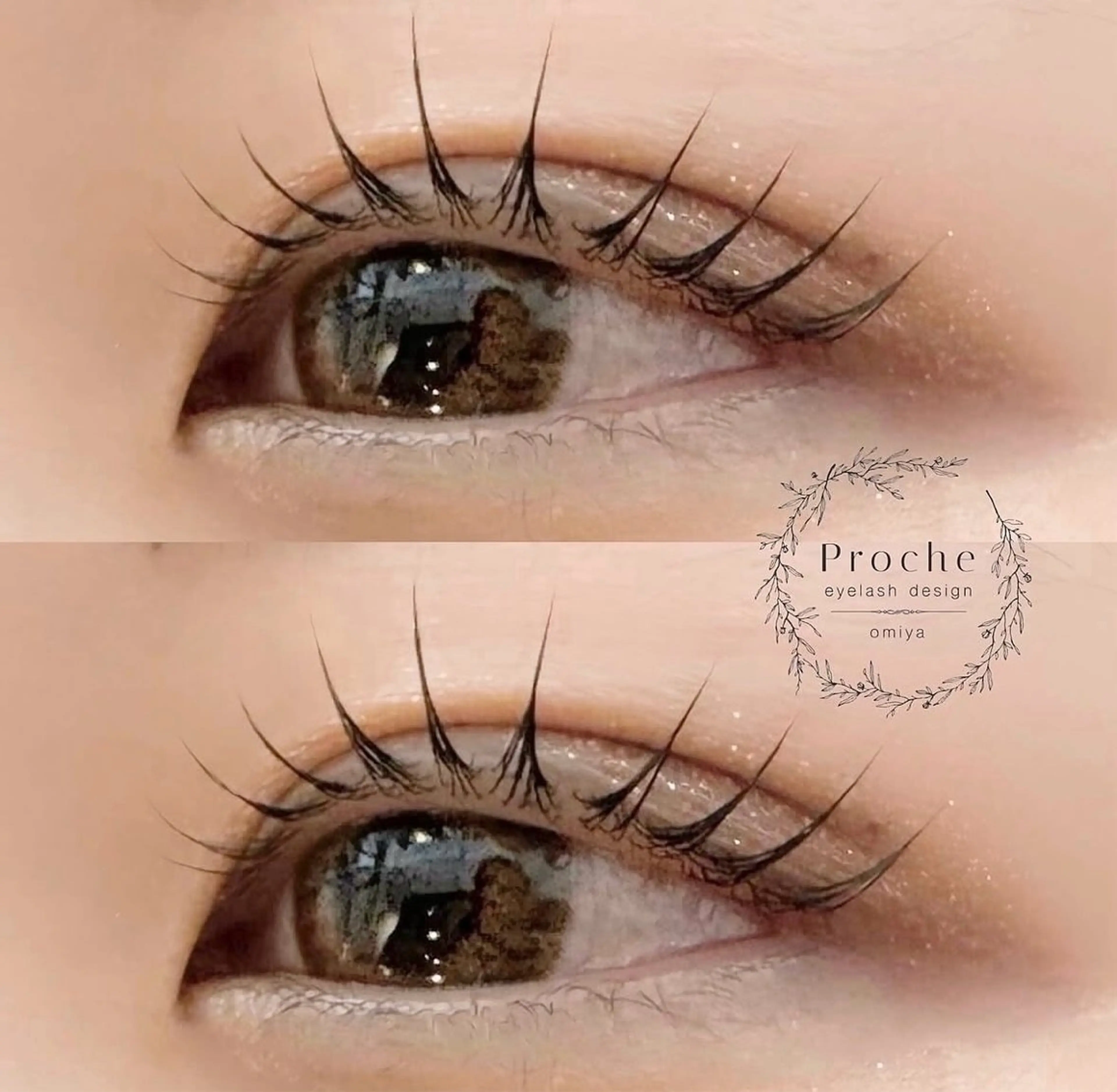 マツエク・マツパ Proche makikoのマツエク・マツパデザイン