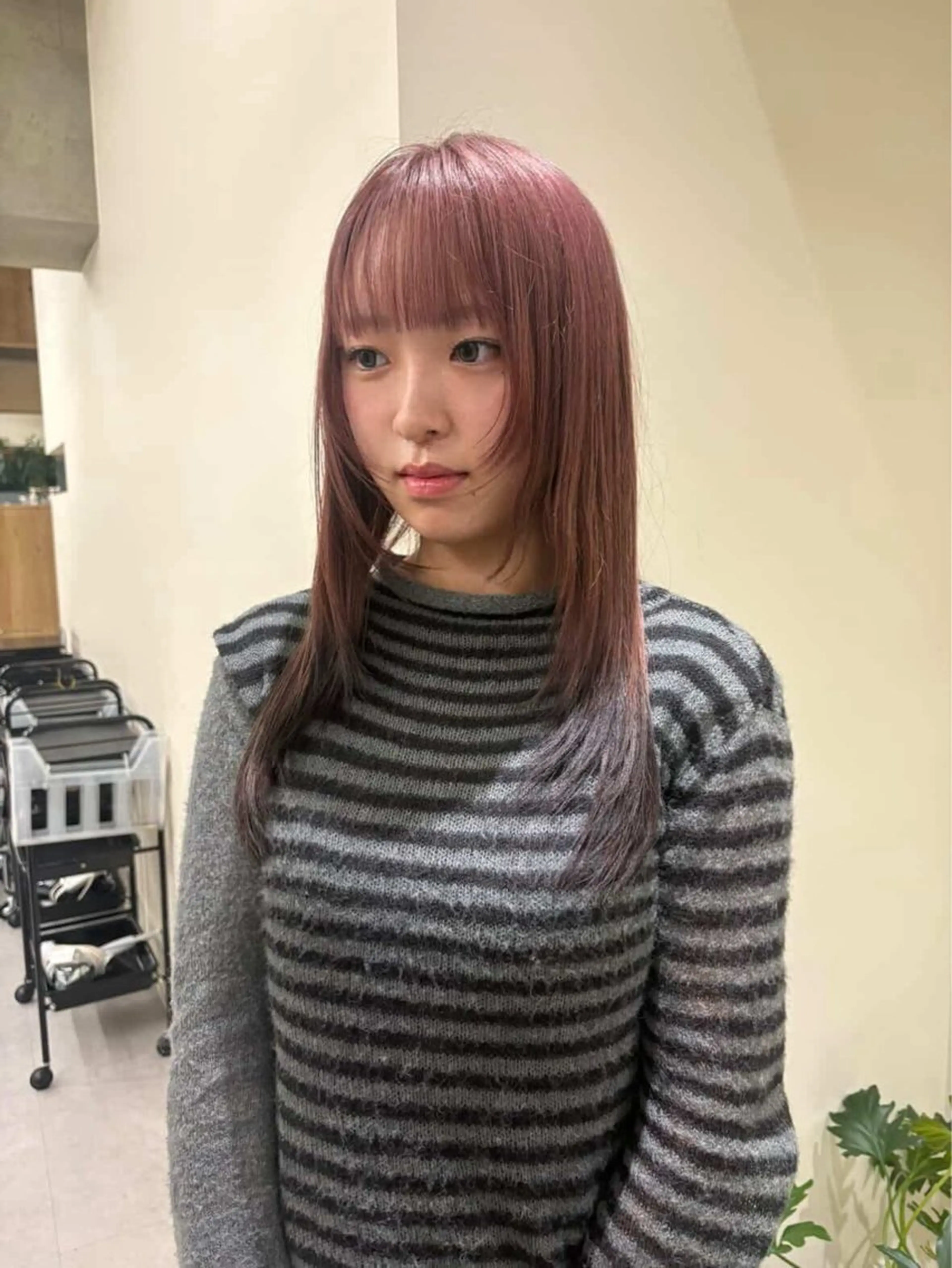 ロング ヘアカラー トリートメント natsuki /HUIのヘアスタイル