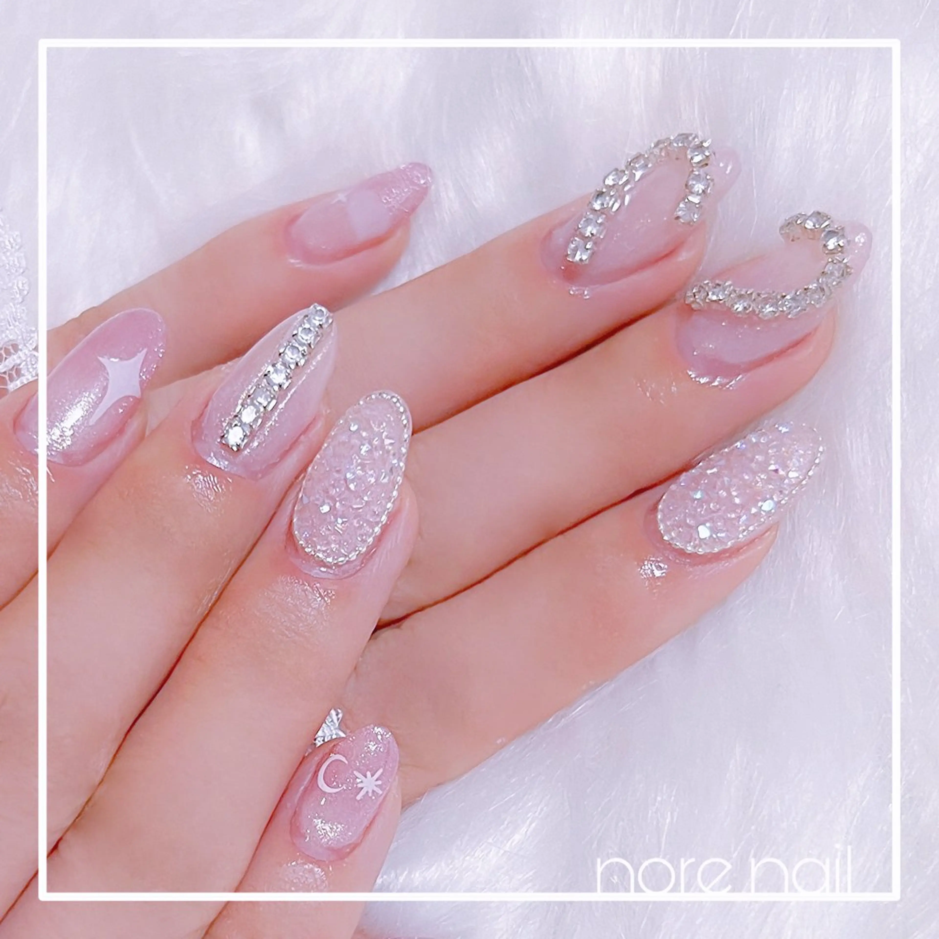 ネイル ハート nore nailのネイルデザイン