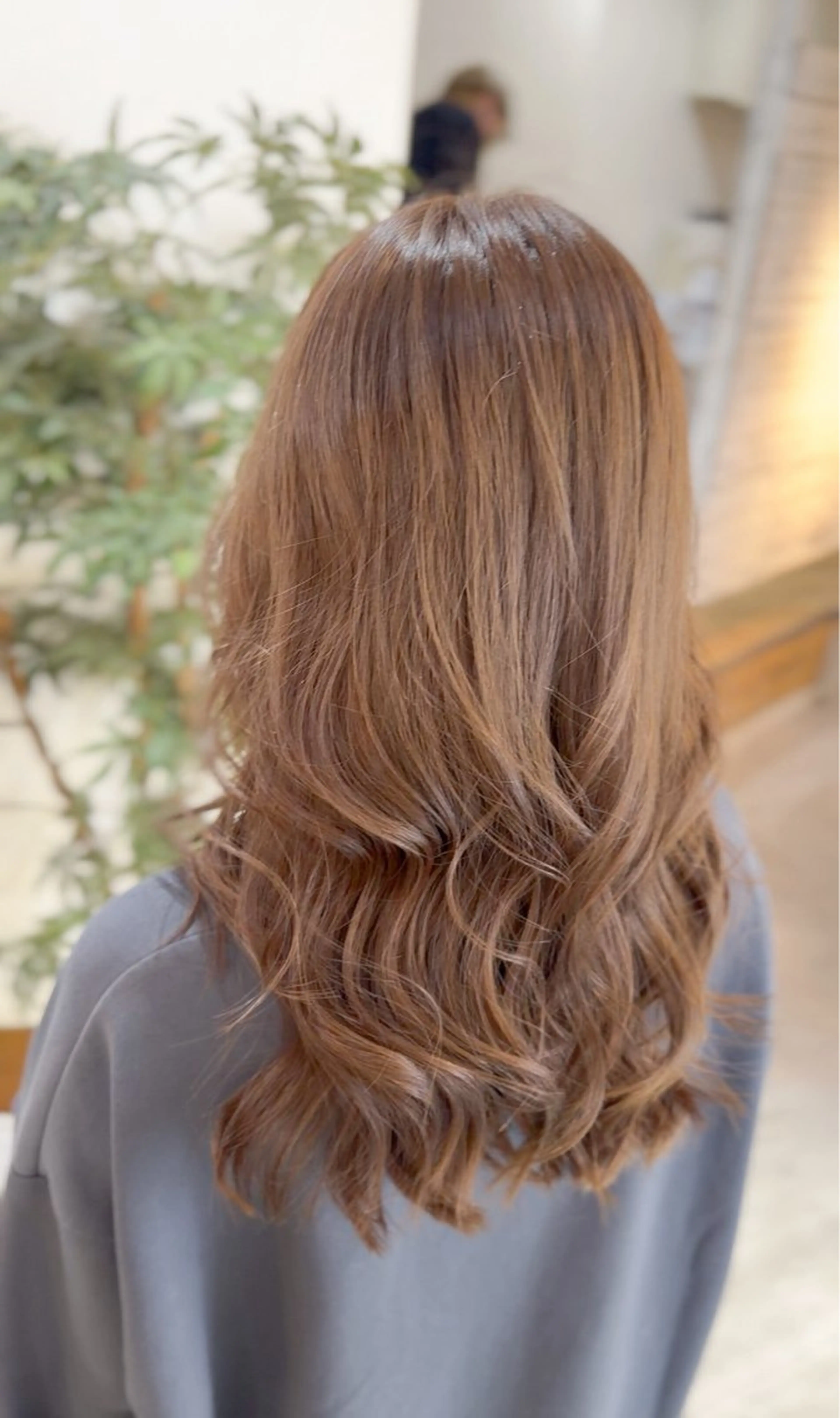 ロング 縮毛矯正 飯星慧斗 /ブリーチ、縮毛矯正のヘアスタイル