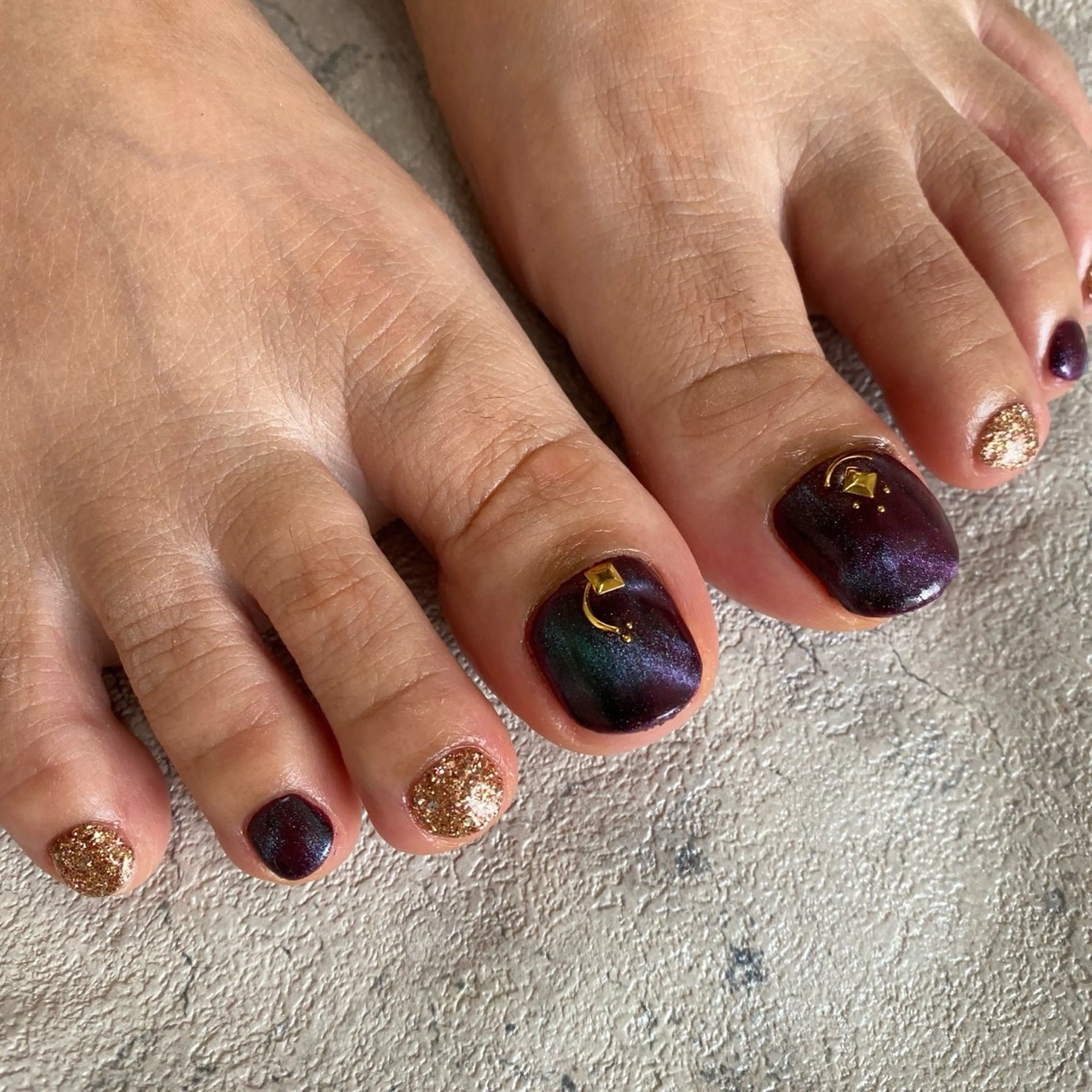 フットジェルネイル(アート2本付き)の写真