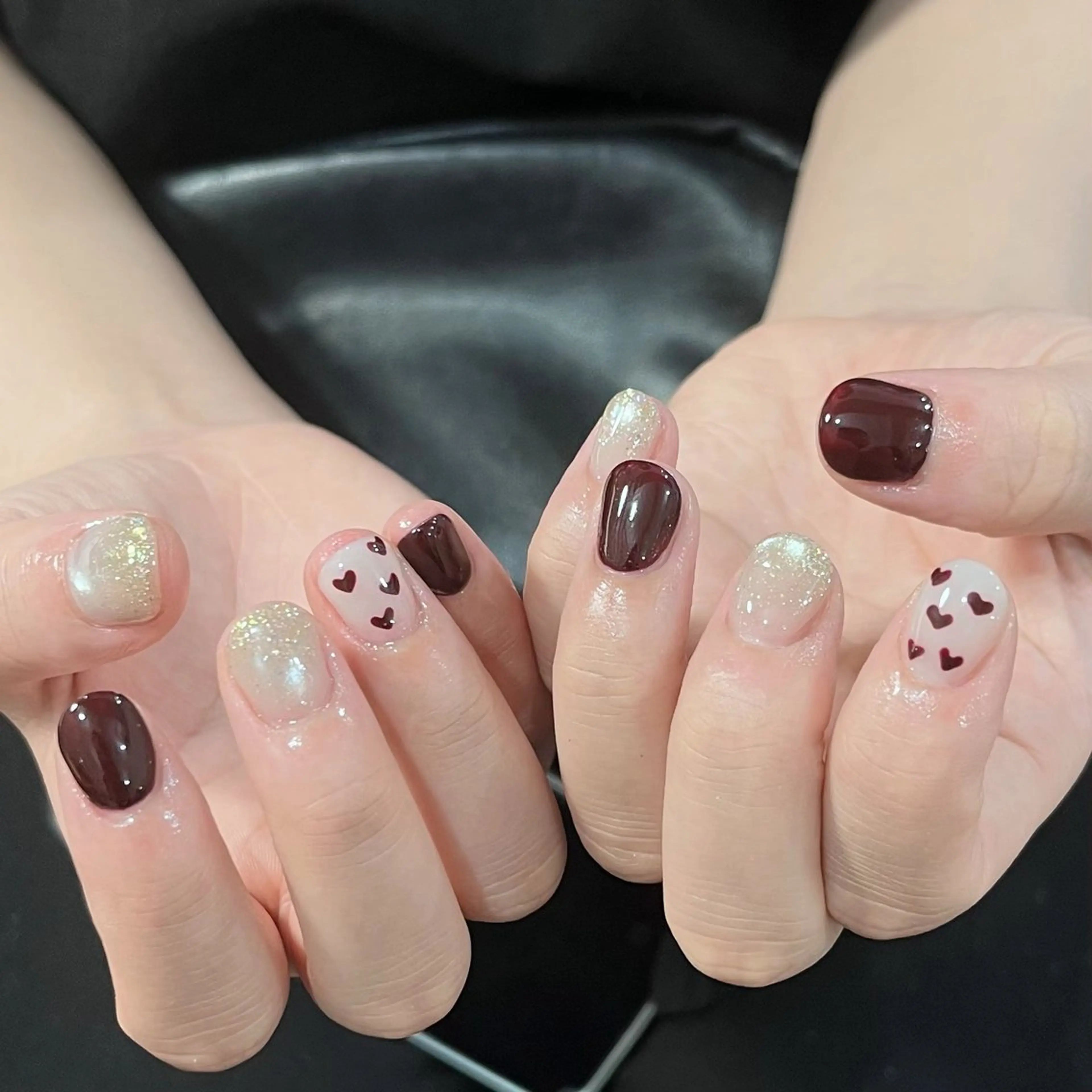 ネイル 韓国ネイル ワンホンネイル Kawaii _Nailのネイルデザイン