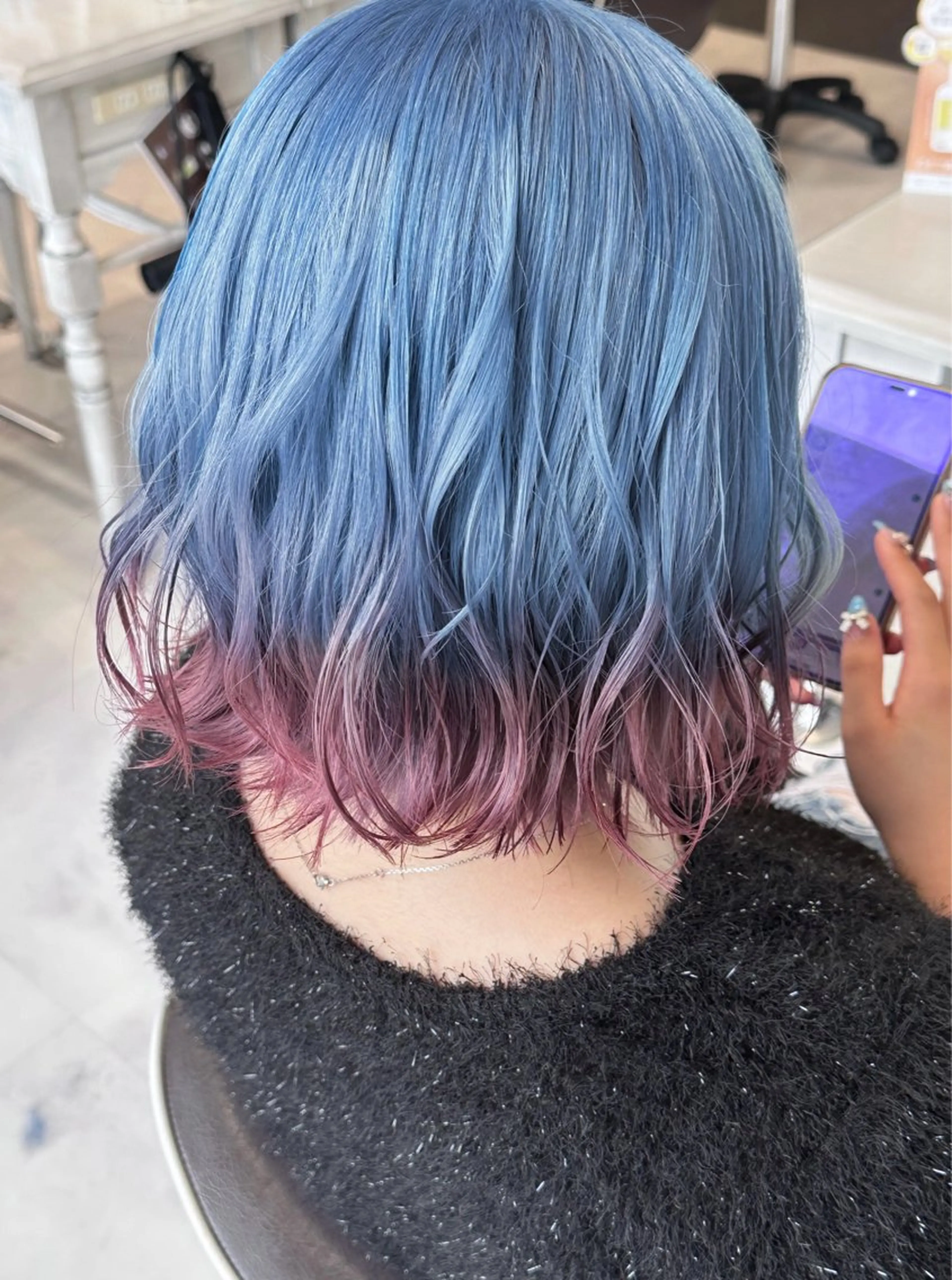 ミディアム カラー 💘韓国カラー💘 クルミのヘアスタイル