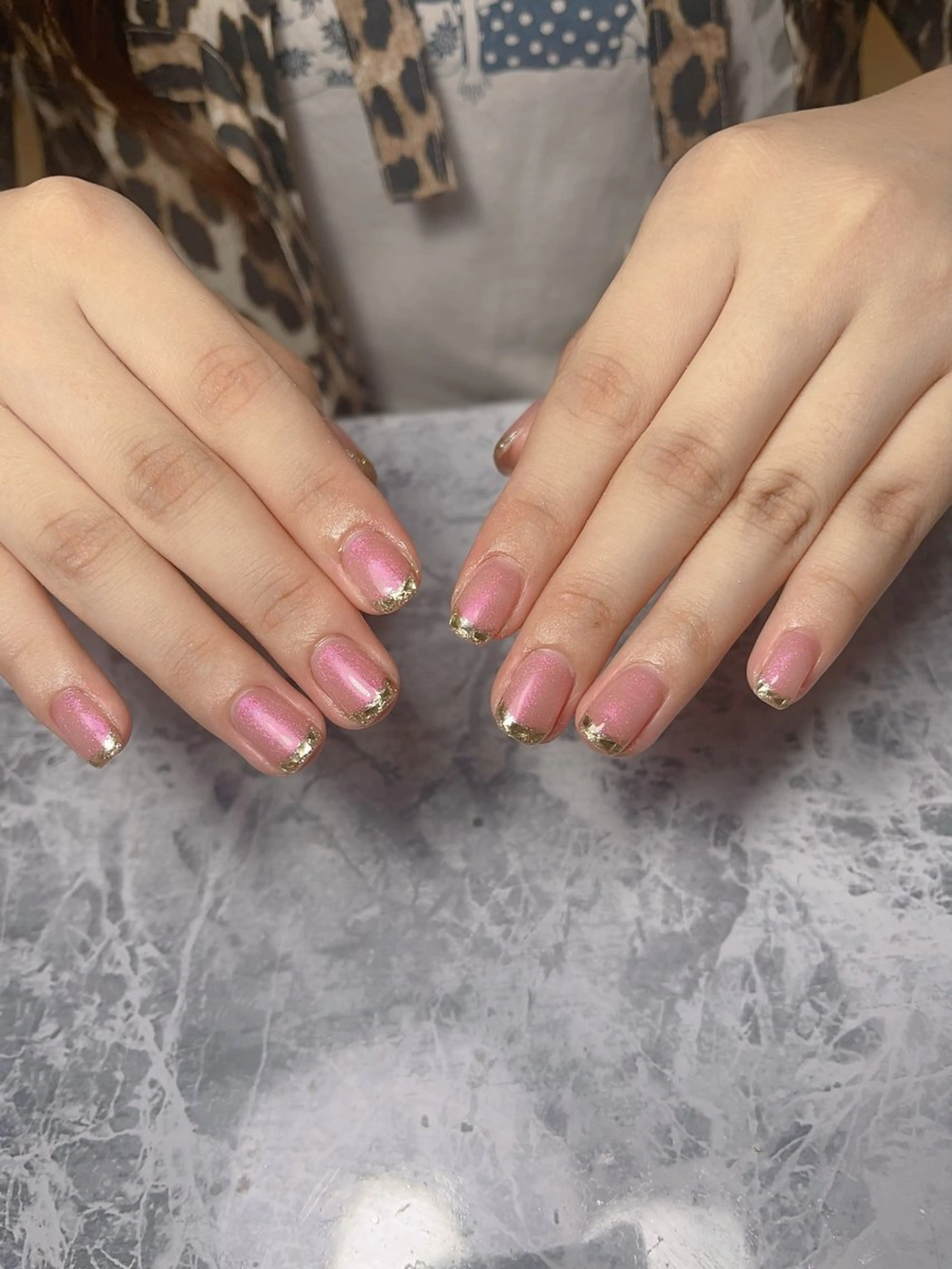 ネイル アートネイル フレンチネイル ジェルネイル グラデーション 韓国ネイル ハンドネイル 💕鈴木ユリ パラジェル/オフ無料のネイルデザイン