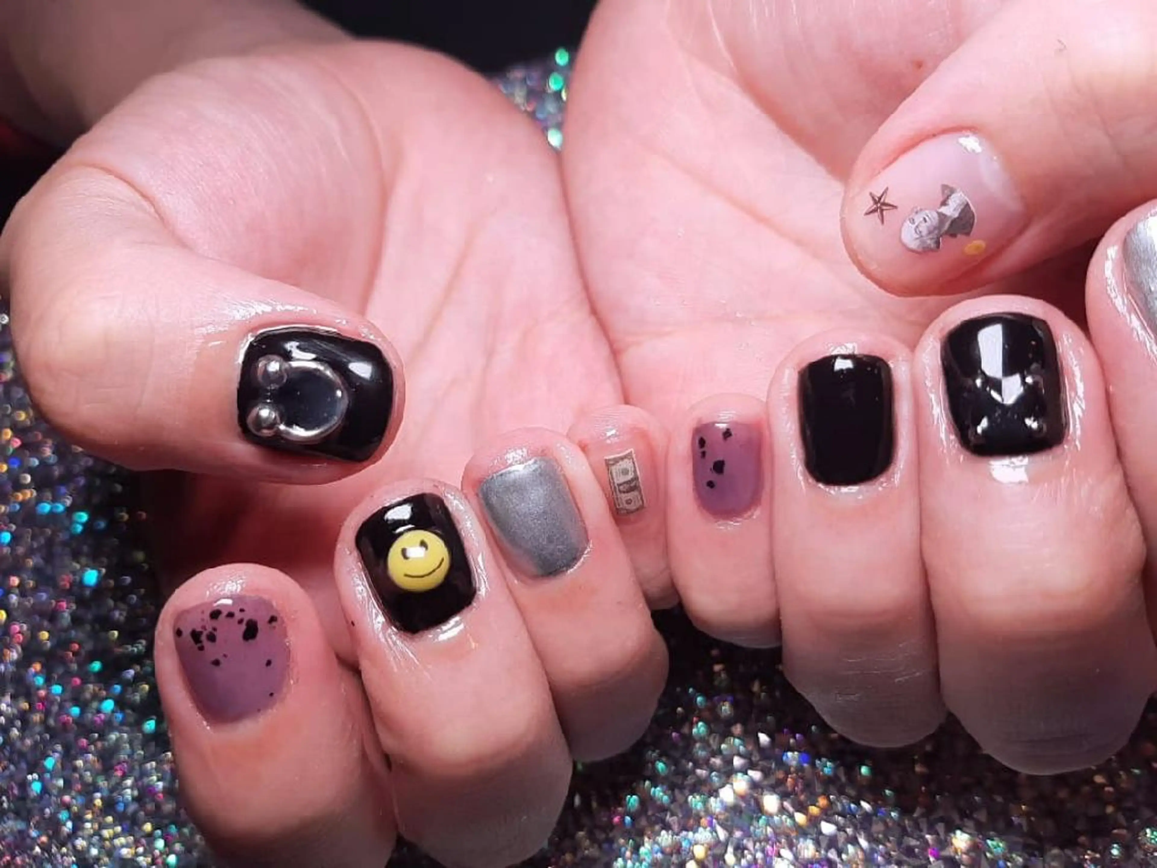 メンズ ネイル メンズネイル Nail Salon L'arc所属・💊大阪/心斎橋 moni🧠のネイルデザイン