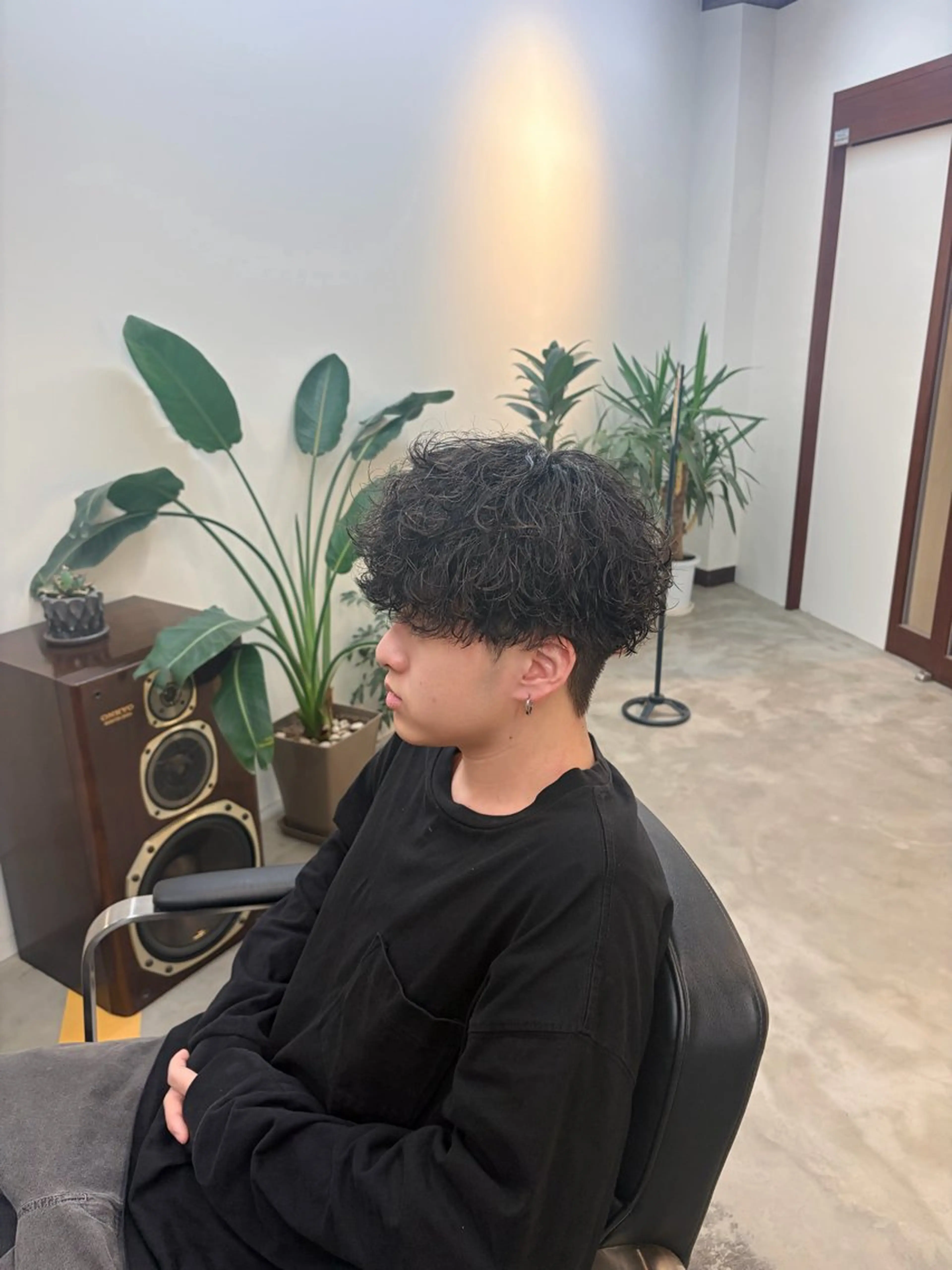 パーマ メンズ メンズパーマ 波巻きパーマ カット パーマ 中嶋 流生のヘアスタイル