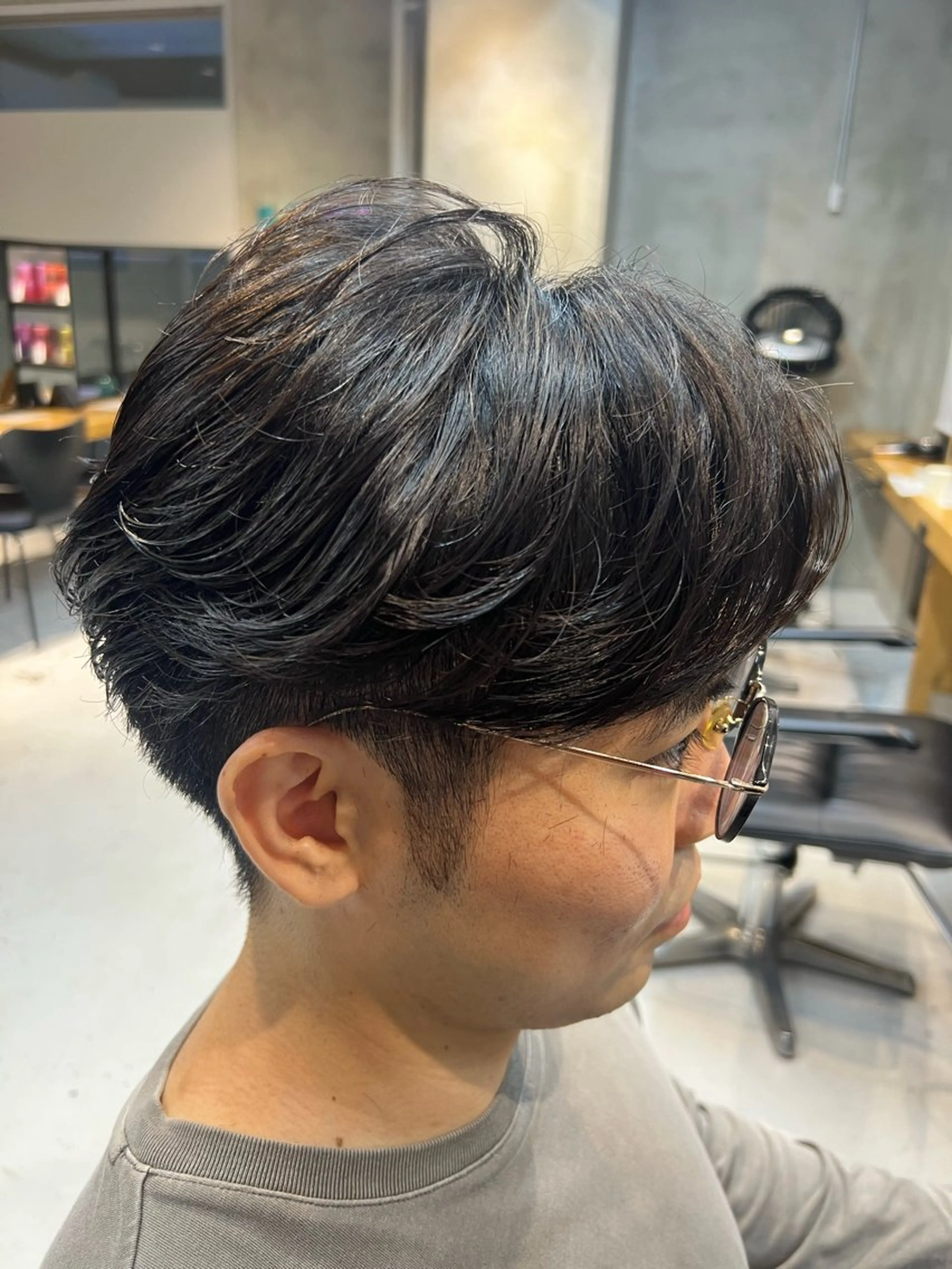 パーマ メンズ フェザーパーマ メンズパーマ パーマ ゆら /elima調布のヘアスタイル