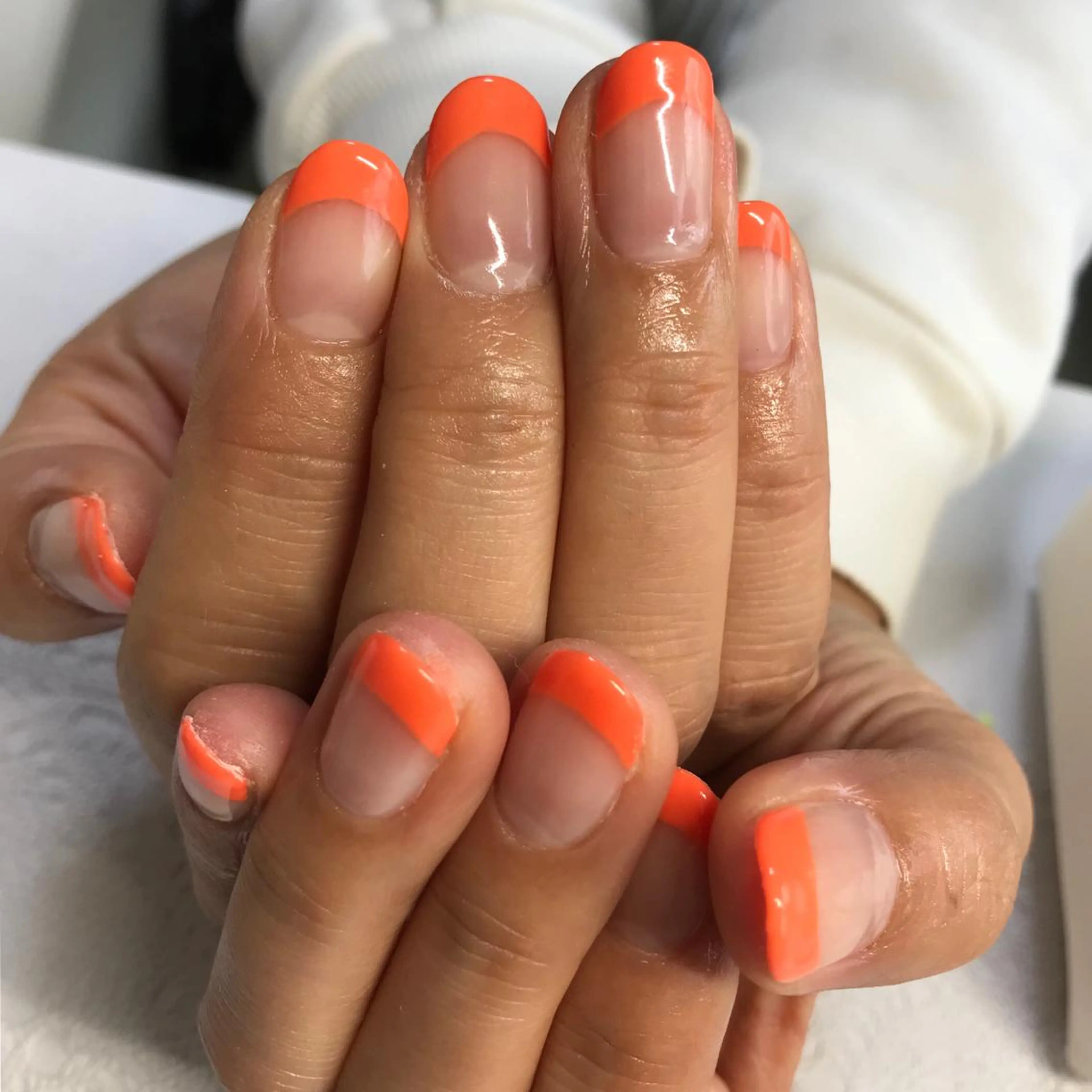 ネイル フレンチネイル ハンドネイル フットネイル 菊地 里沙のネイルデザイン