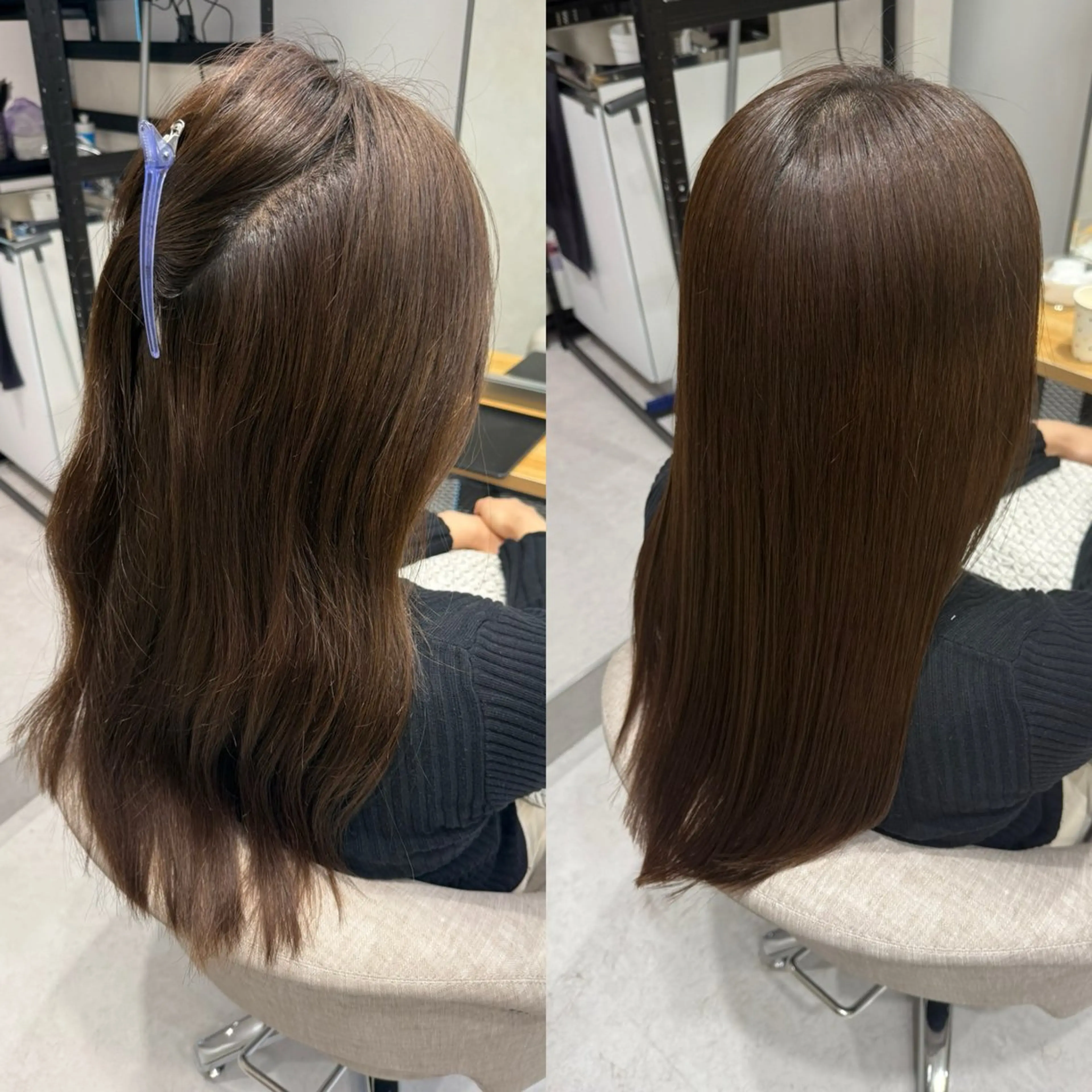 ロング カット 縮毛矯正 トリートメント 必ず笑顔で帰っていた だきます！安田祐貴のヘアスタイル