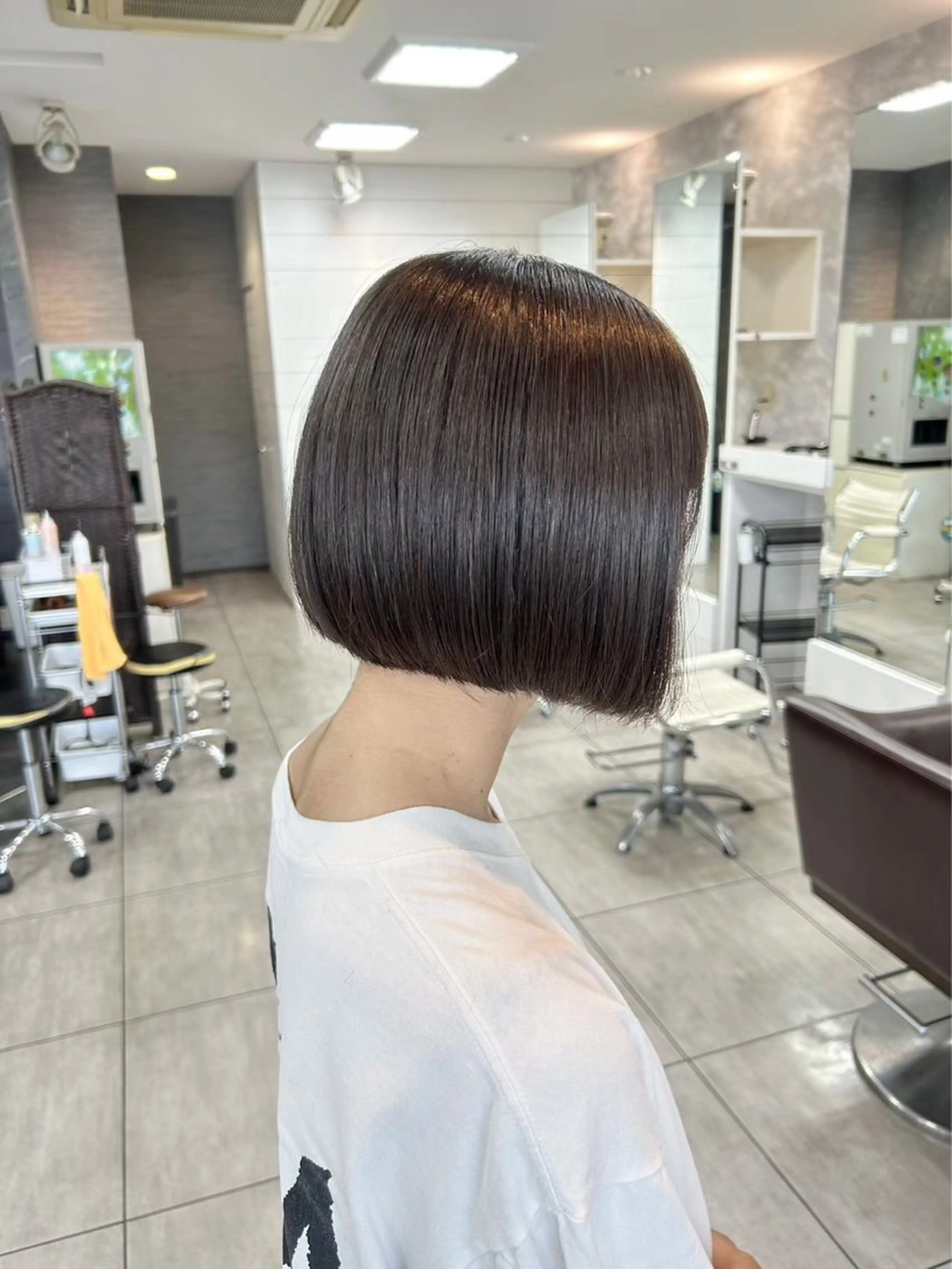 ショート 縮毛矯正✖髪質改善 仁木伸明のヘアスタイル