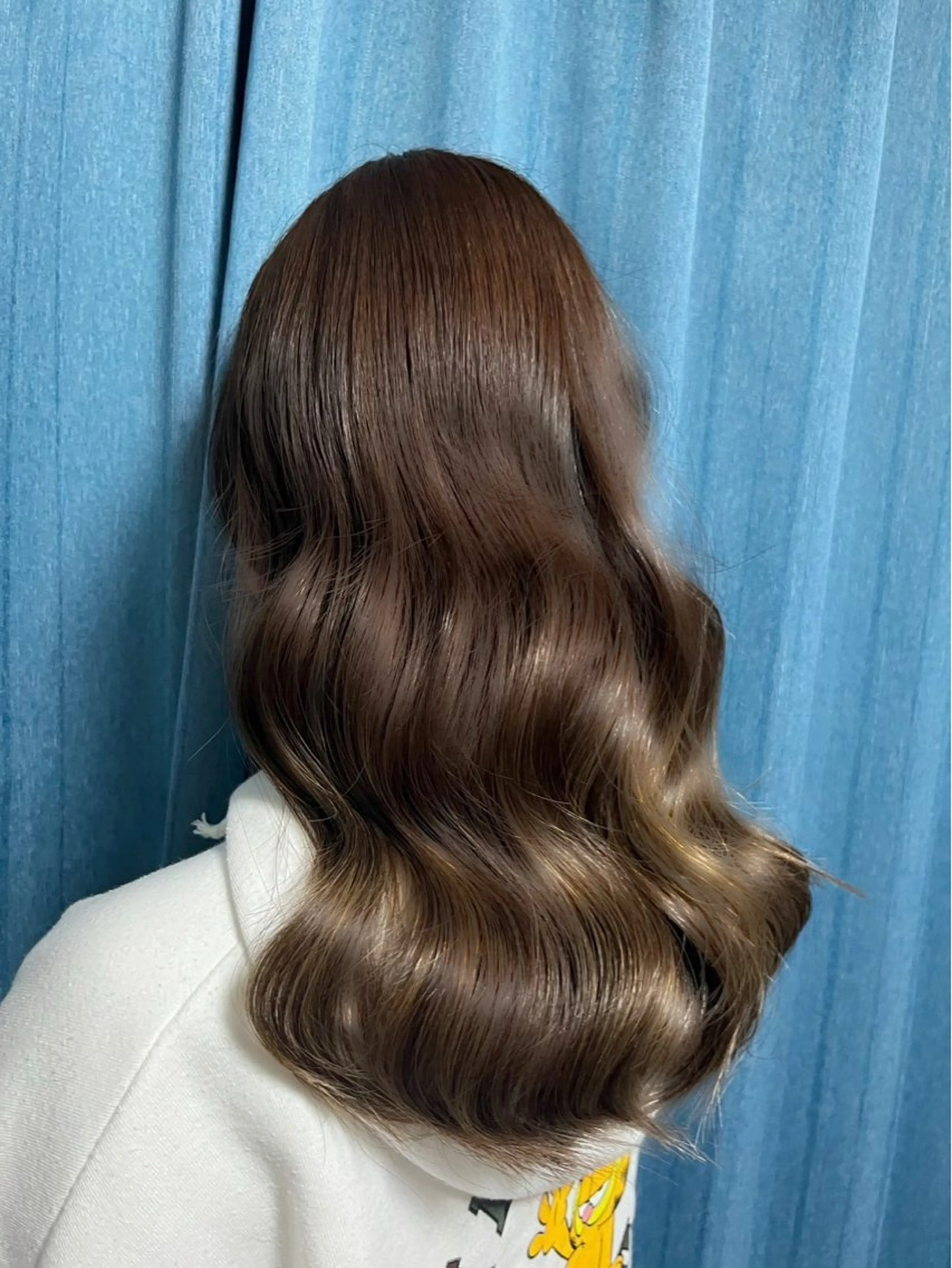 ロング ヘアカラー トリートメント 園田 彩音のヘアスタイル