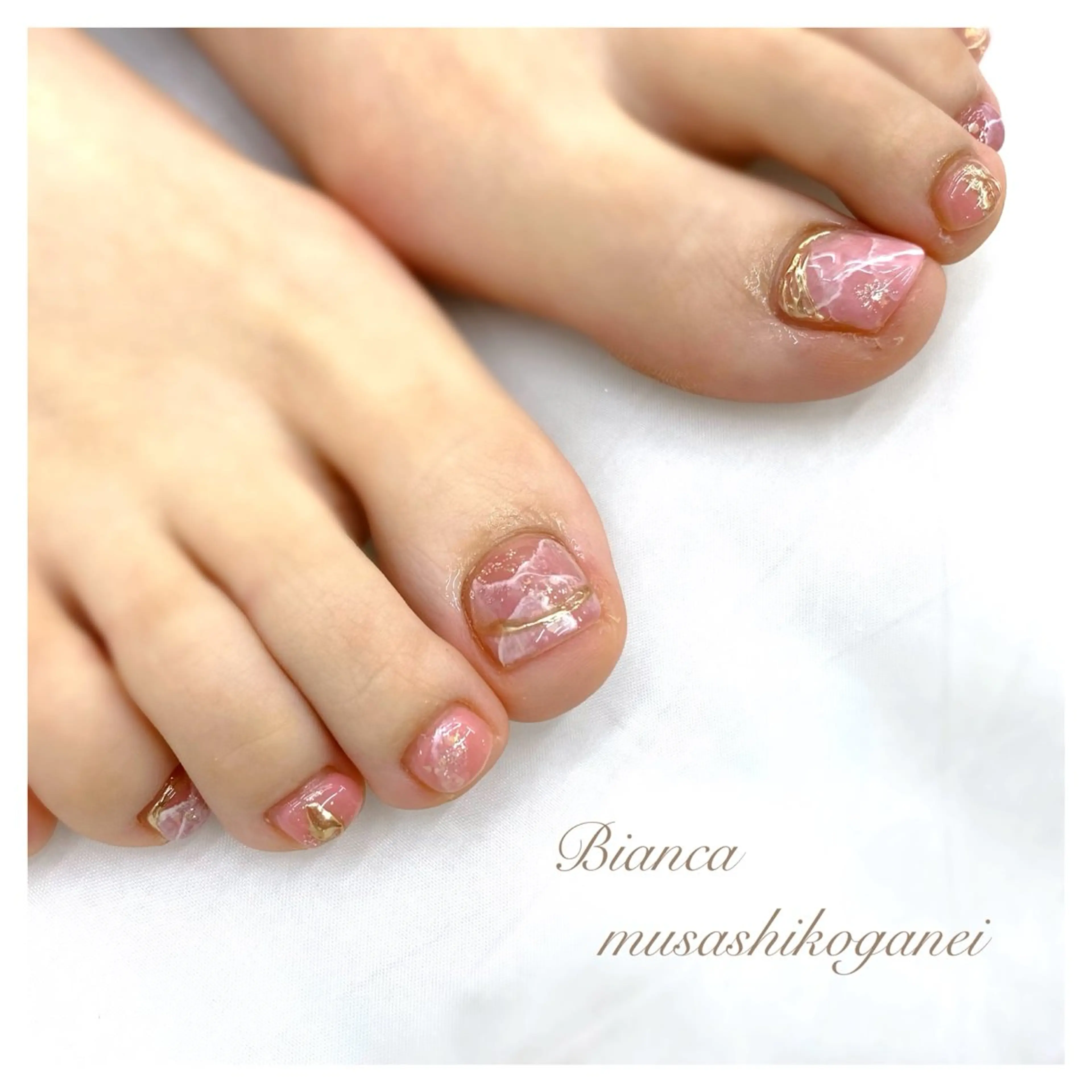 ネイル ハンドネイル Bianca 武蔵小金井　しぎはらのネイルデザイン