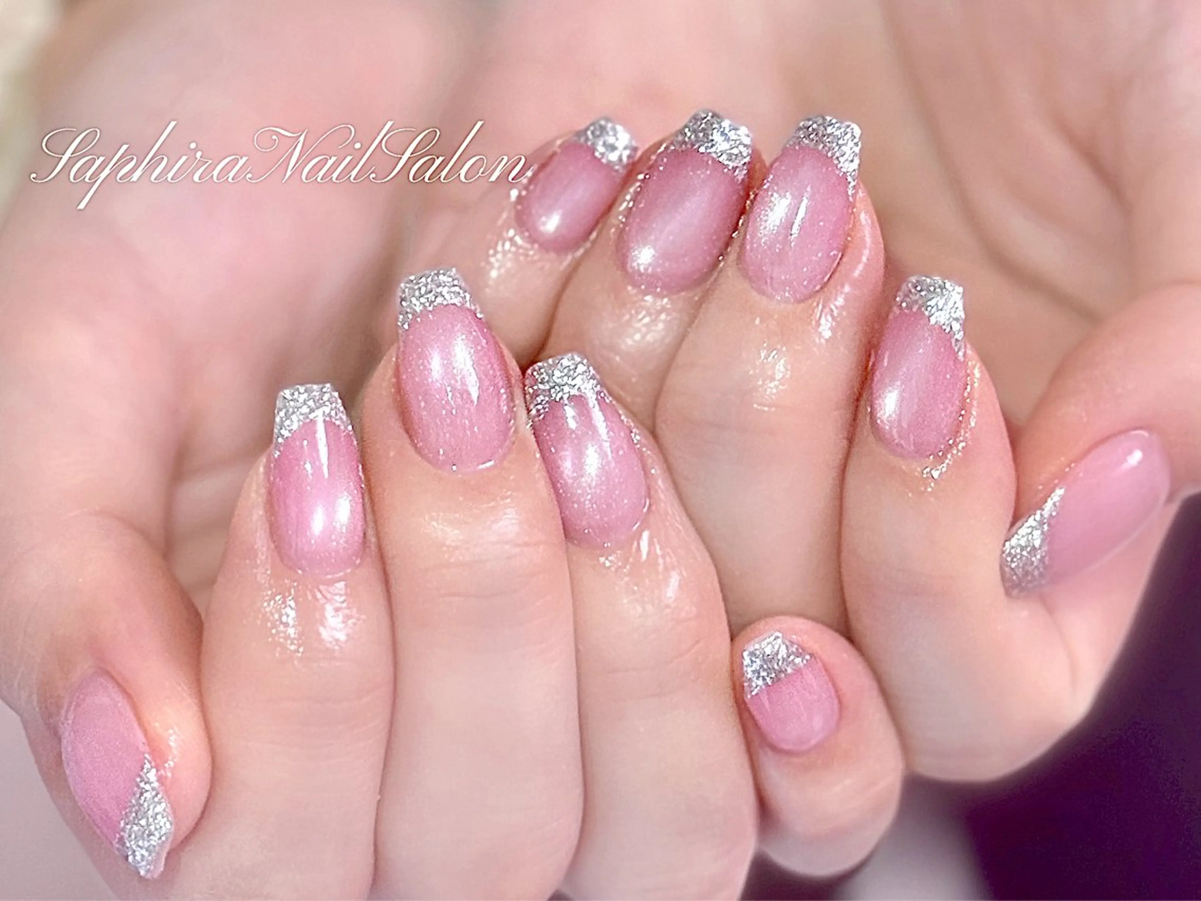 カラー ハンドネイル Saphiraネイル サロン錦糸町のネイルデザイン