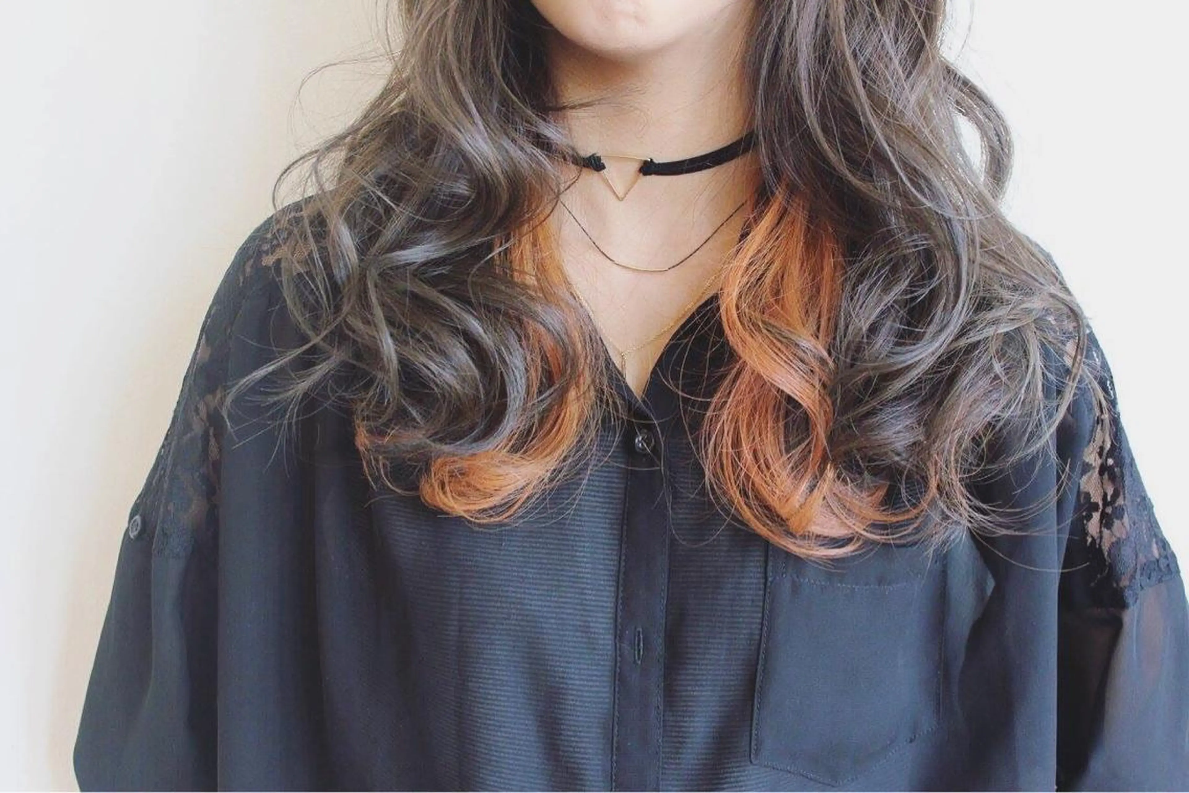 セミロング カラー ゴトウ ノブヒトのヘアスタイル