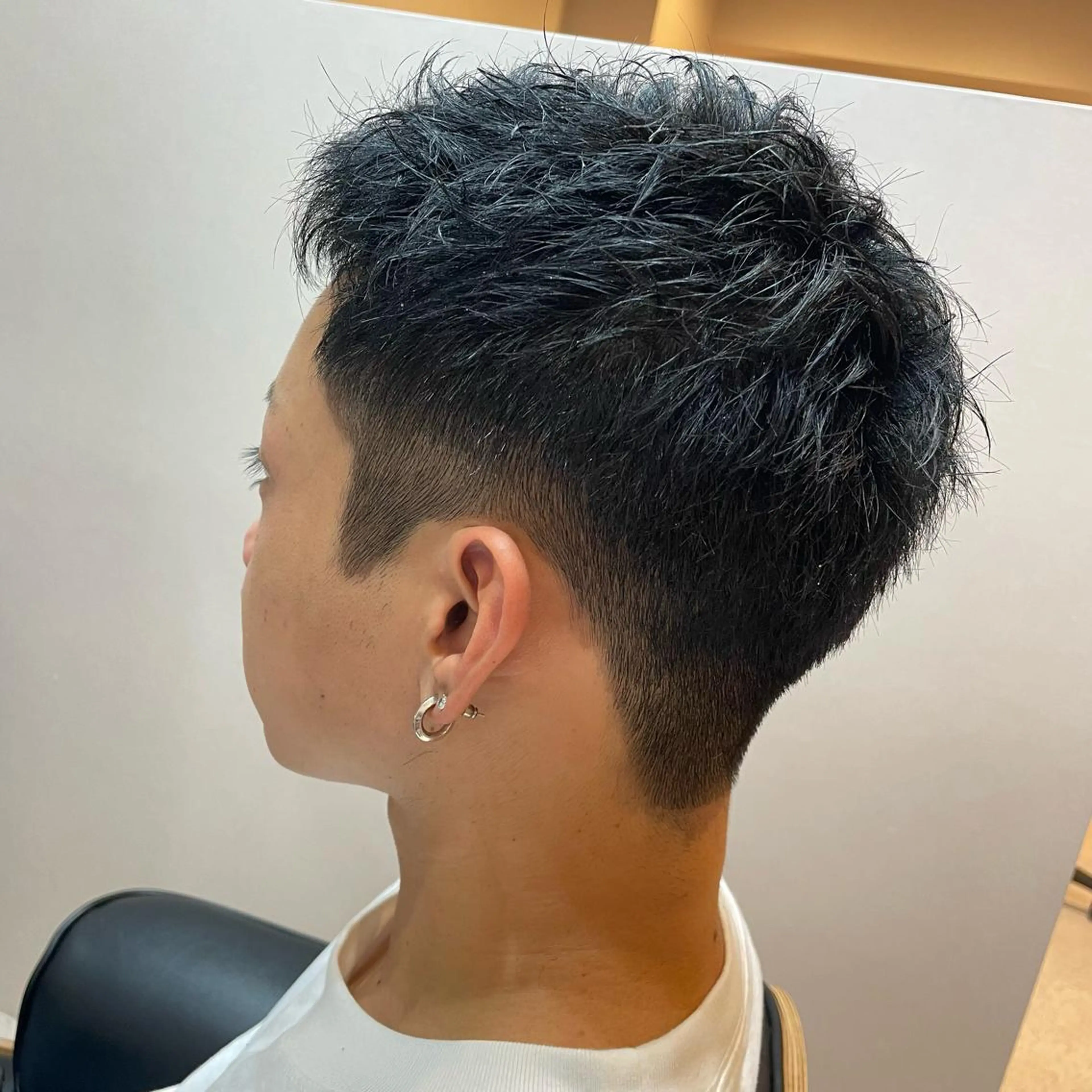 ショート メンズ 刈り上げ ショートヘア カット MAQUM所属・【メンズ特化】渡部 京弘/パーマのヘアスタイル