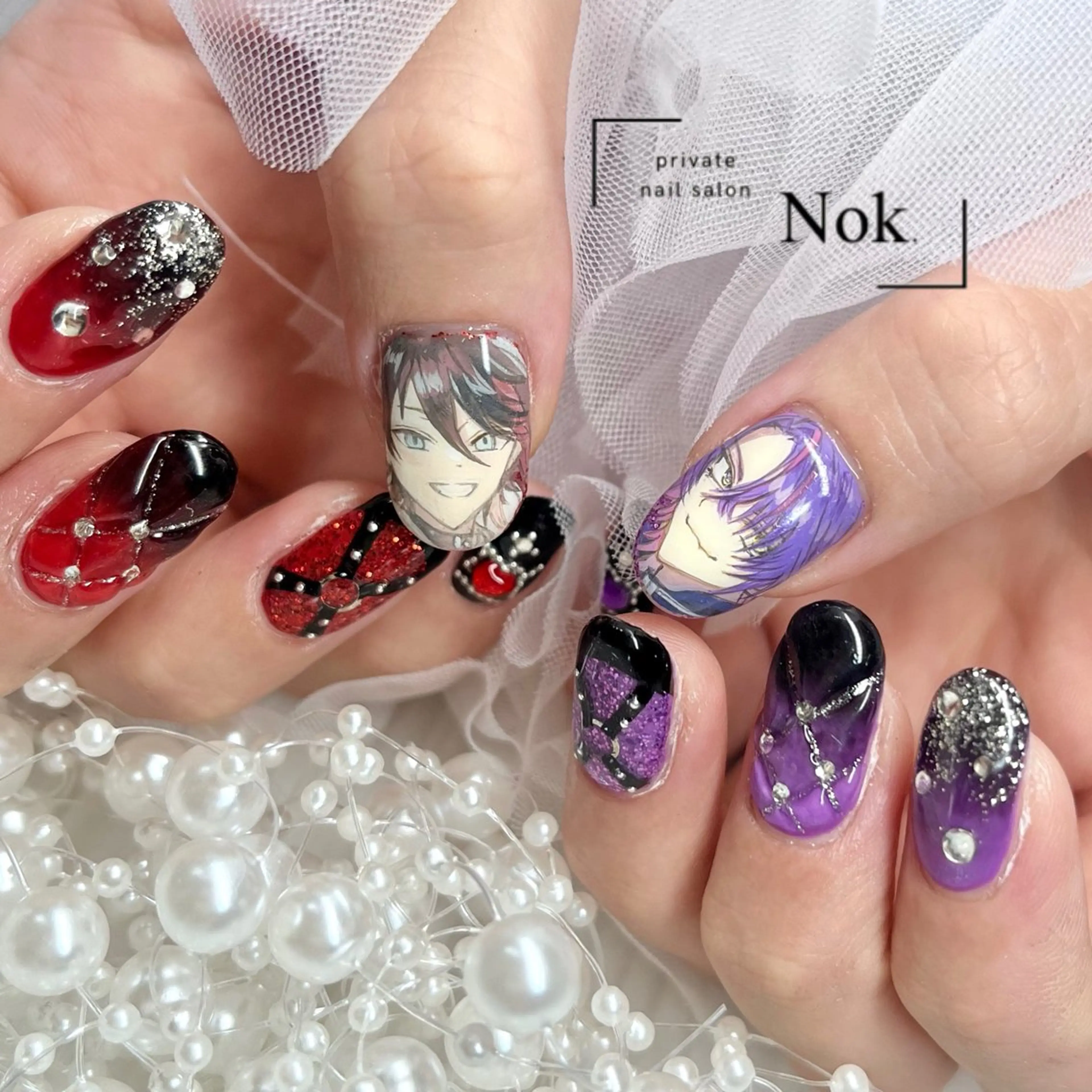 ネイル ハンドネイル 池袋痛ネイル Nok. 渡辺のネイルデザイン