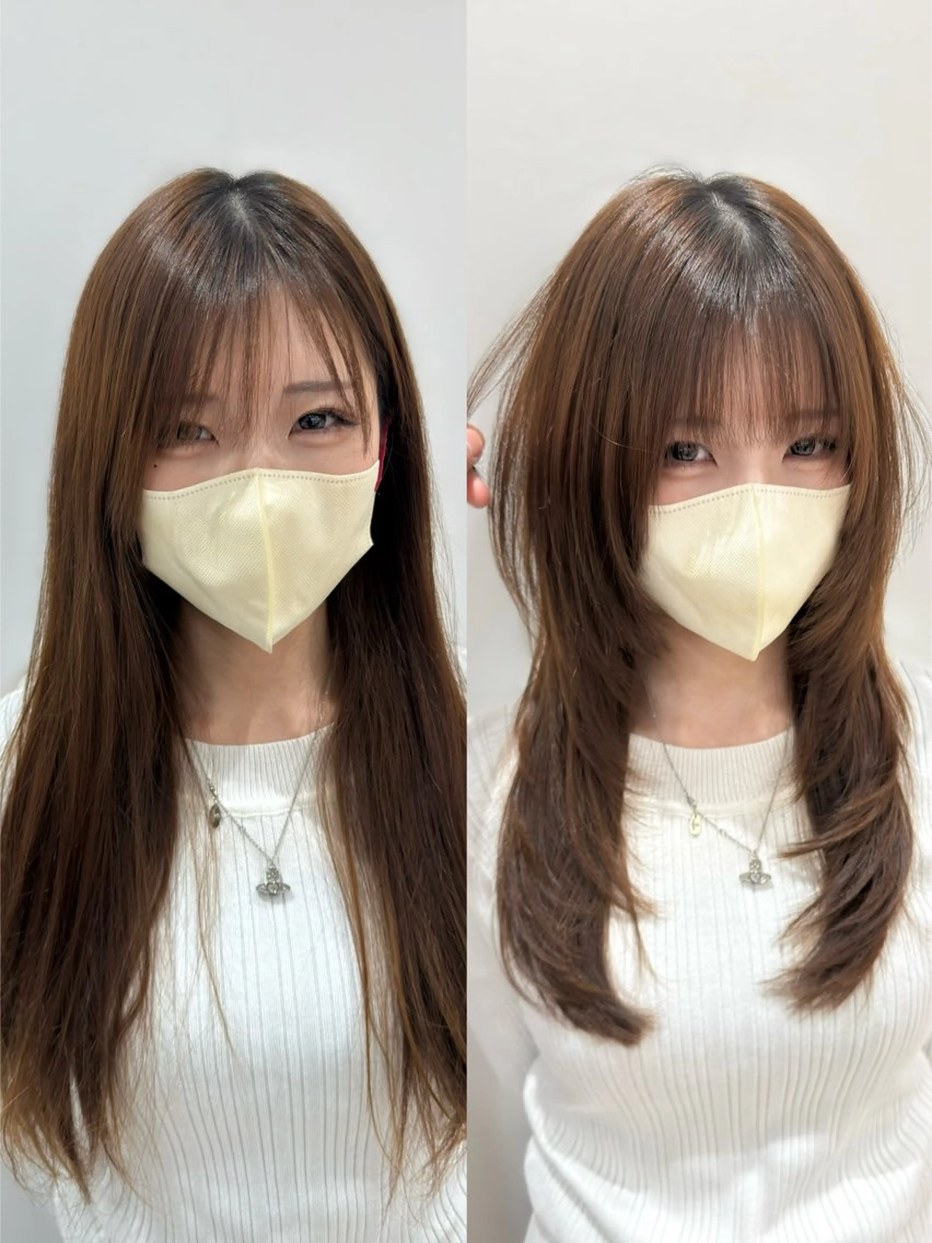 ロング ハッシュカット カット ヘアカラー トリートメント ウルフカット/ ハッシュカット/山路のヘアスタイル