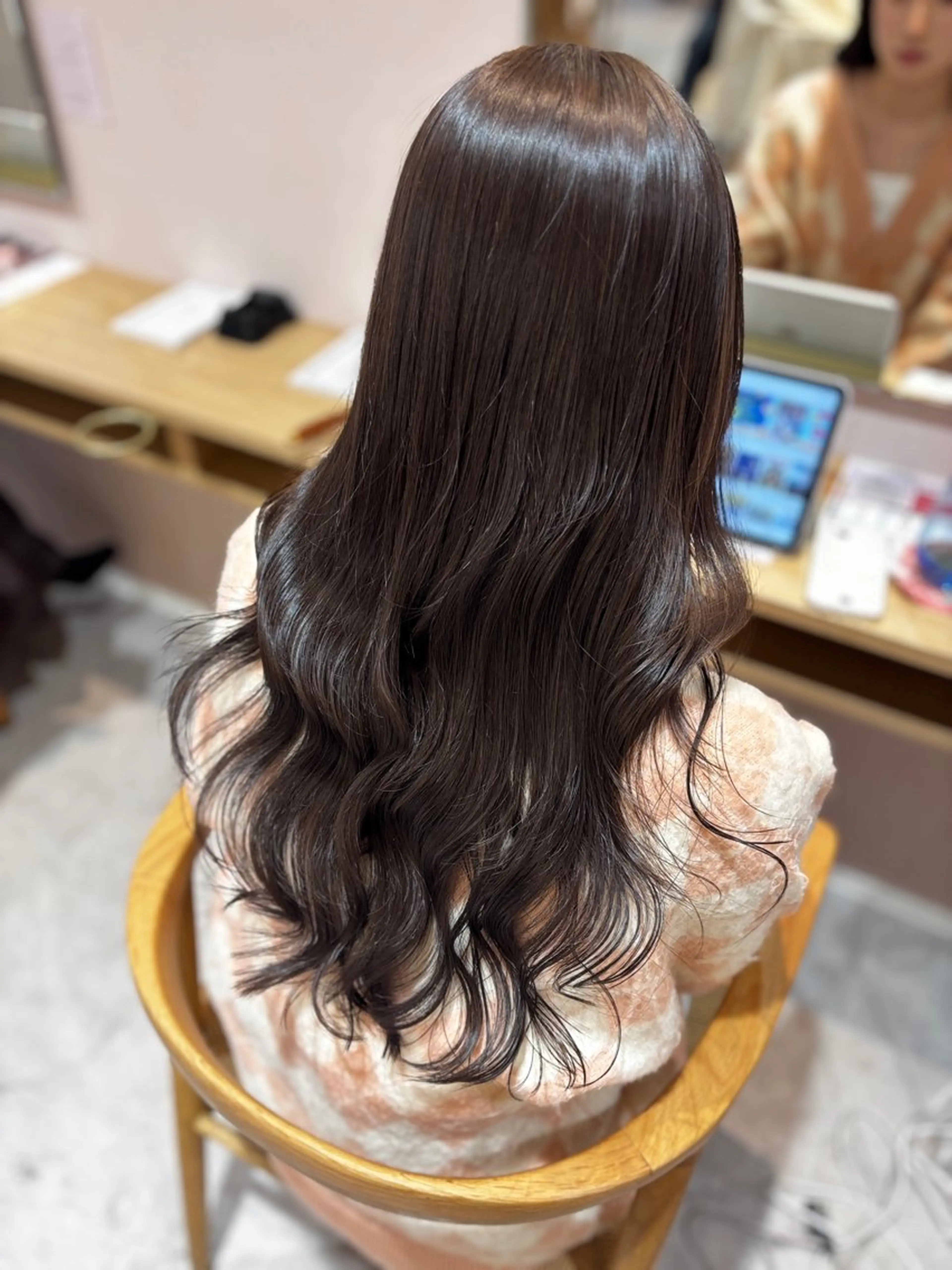 ロング カット ヘアカラー トリートメント belta🌿 岡村優🌷のヘアスタイル