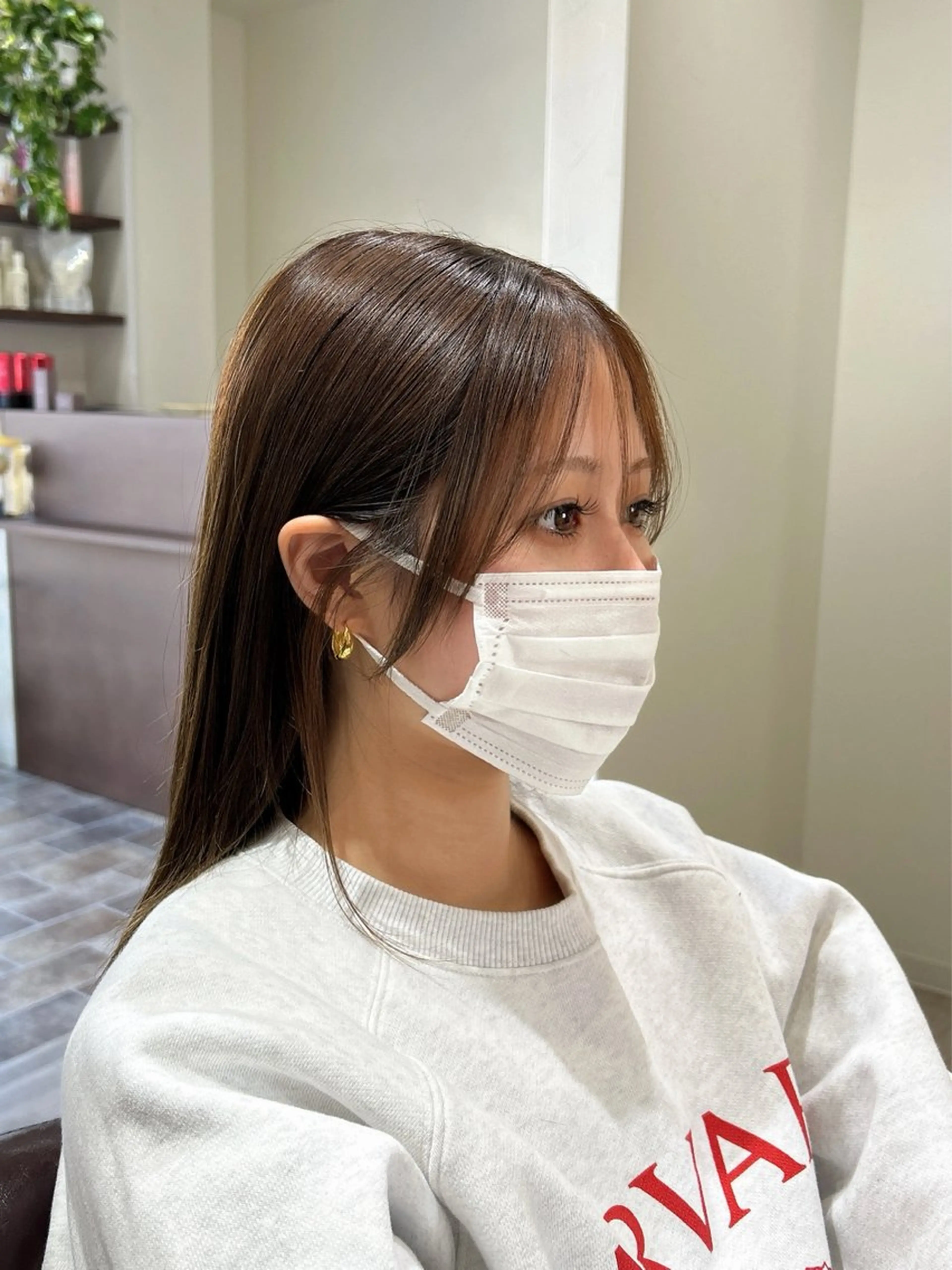 ミディアム 小顔カット カット 鈴木 悠孝のヘアスタイル