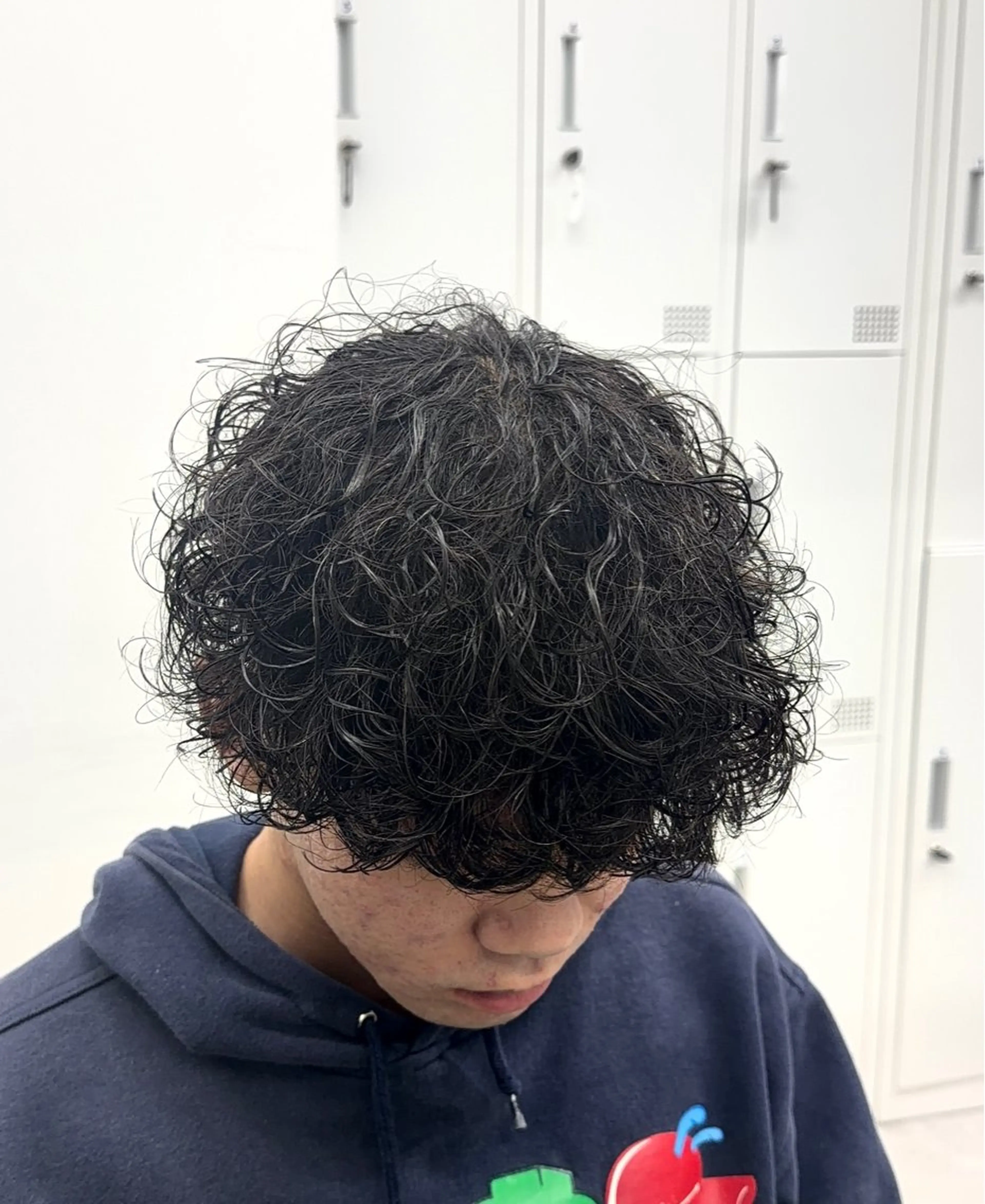 パーマ メンズ カット パーマ ニュアンス/フェザー /ウルフ/伶馬のヘアスタイル