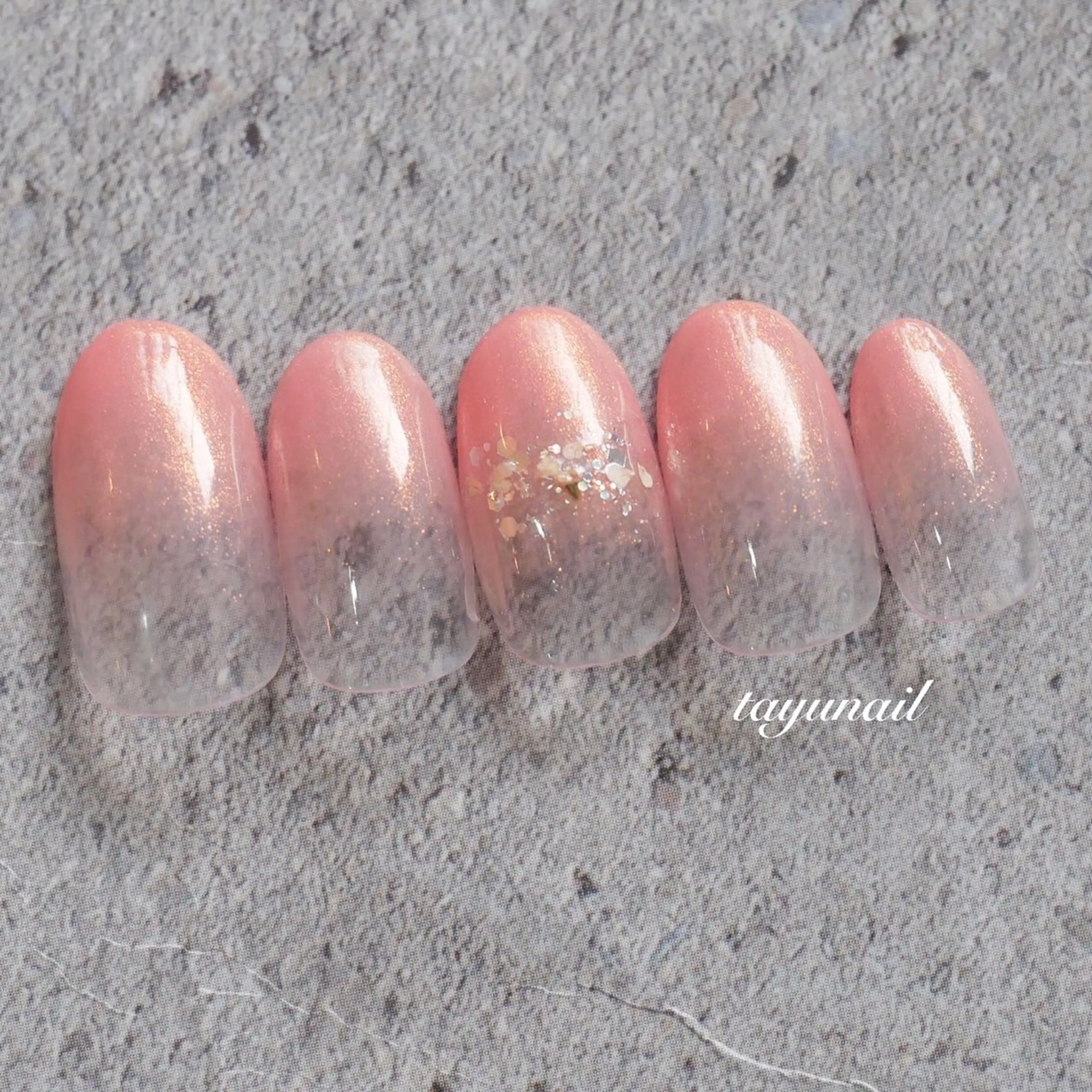 ネイル アートネイル ジェルネイル パラジェル シンプルネイル 夏ネイル ハンドネイル ネイルサロン 【たゆnail】のネイルデザイン