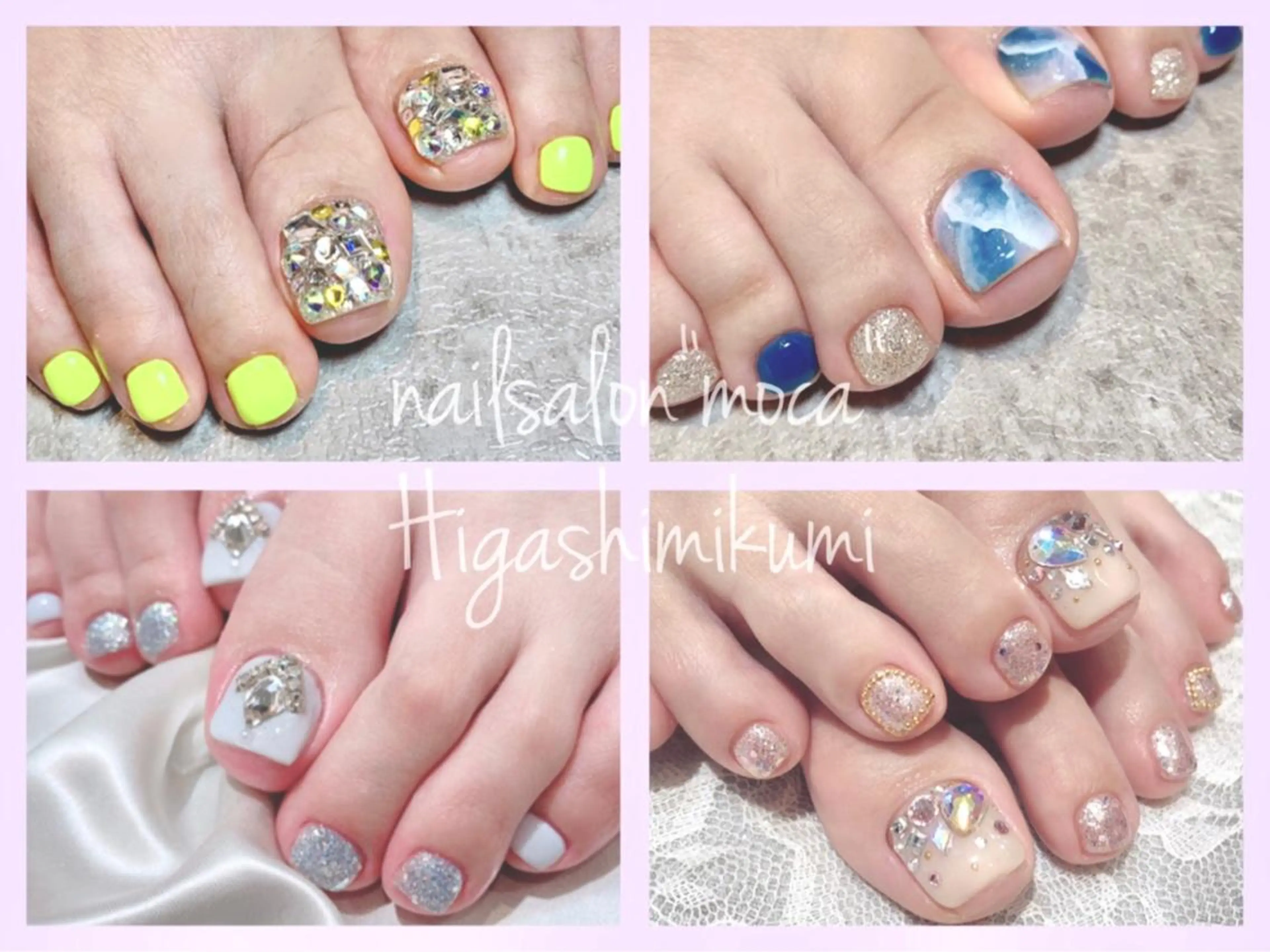 ワンカラーフットネイル♥︎の写真