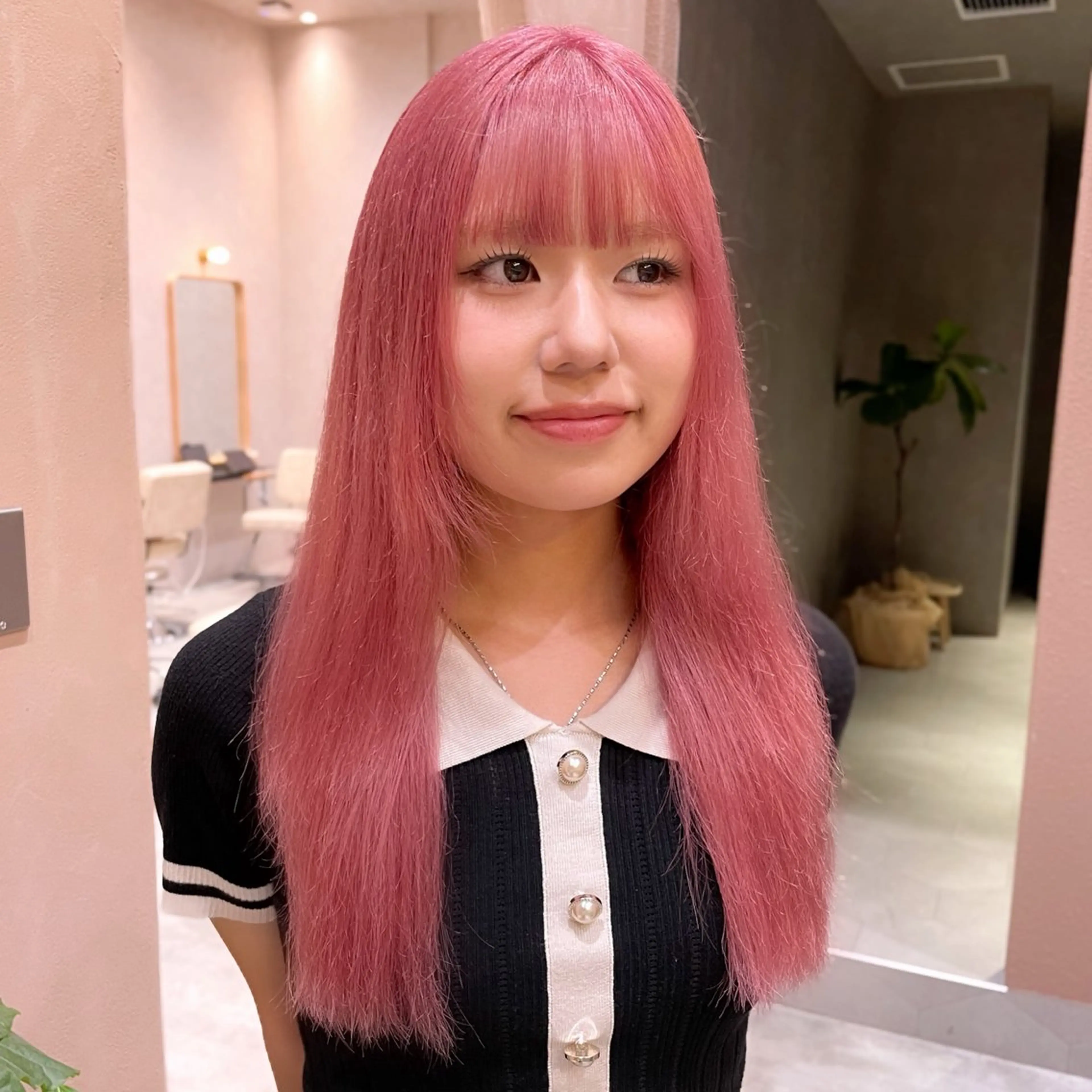 ロング カラー ブリーチ レイヤー/柔らか 透明感カラー/ゆきなのヘアスタイル