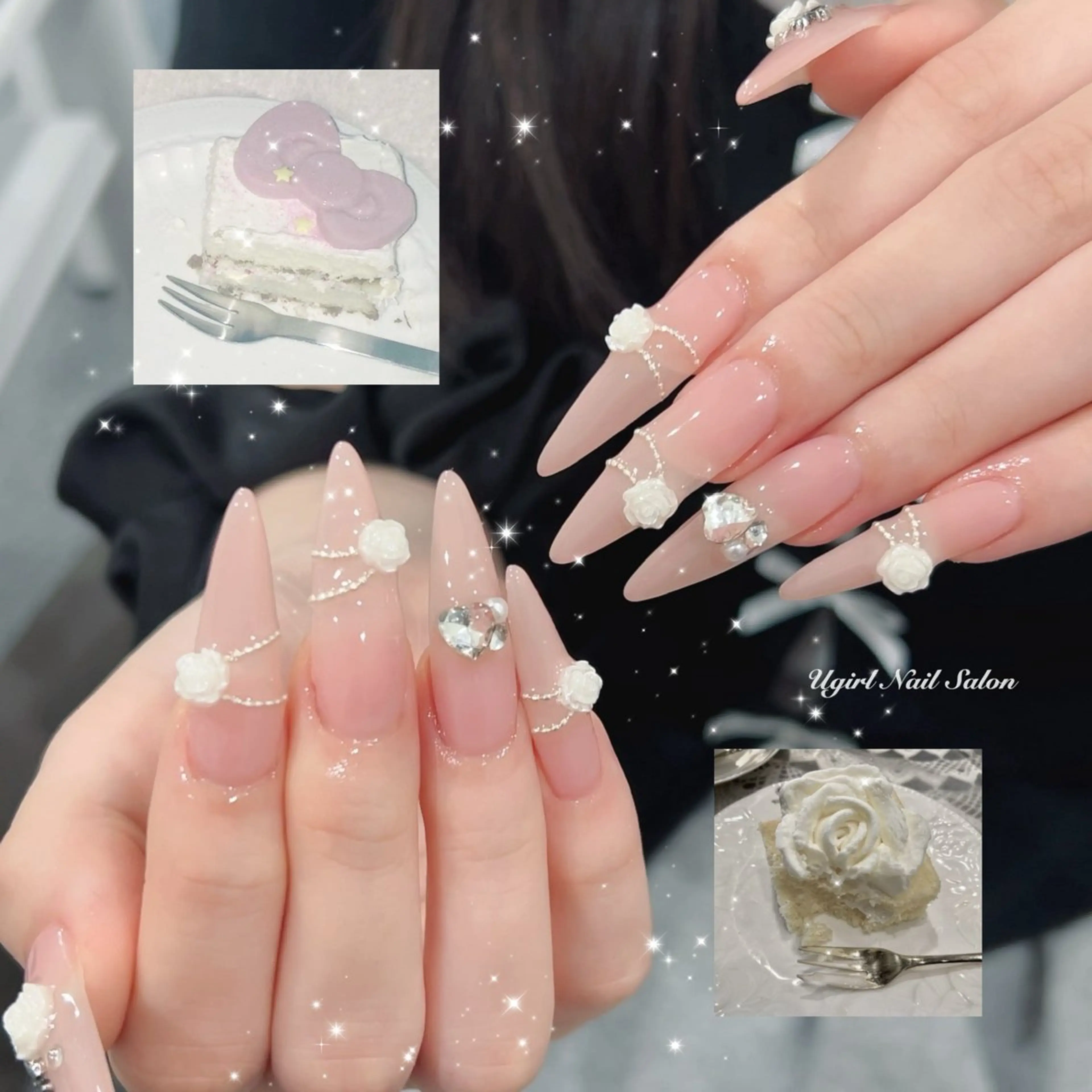 ネイル ハンドネイル 🪄mimi🎀 Midori🪽のネイルデザイン