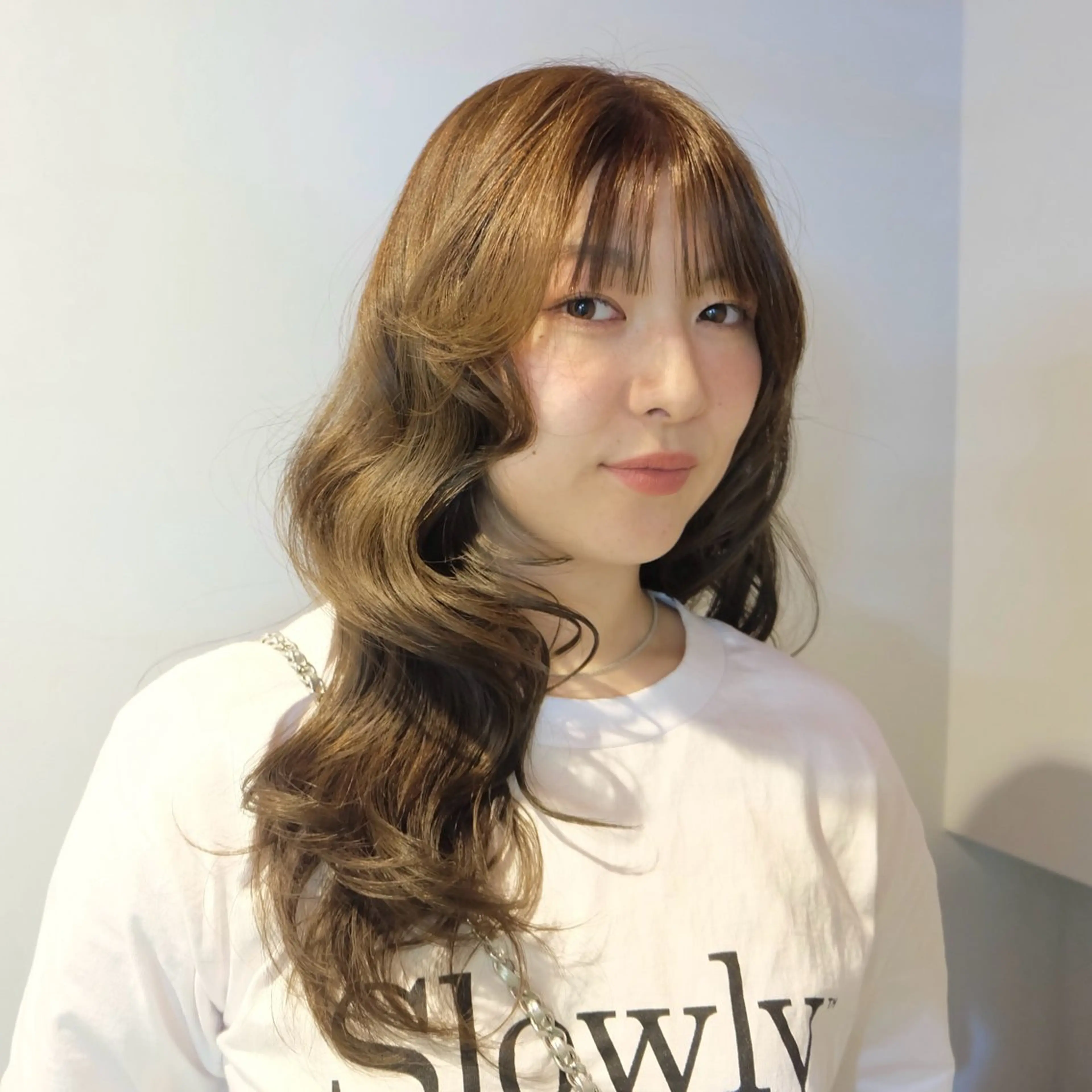 ロング カラー カット ヘアカラー 佐藤 しずくのヘアスタイル