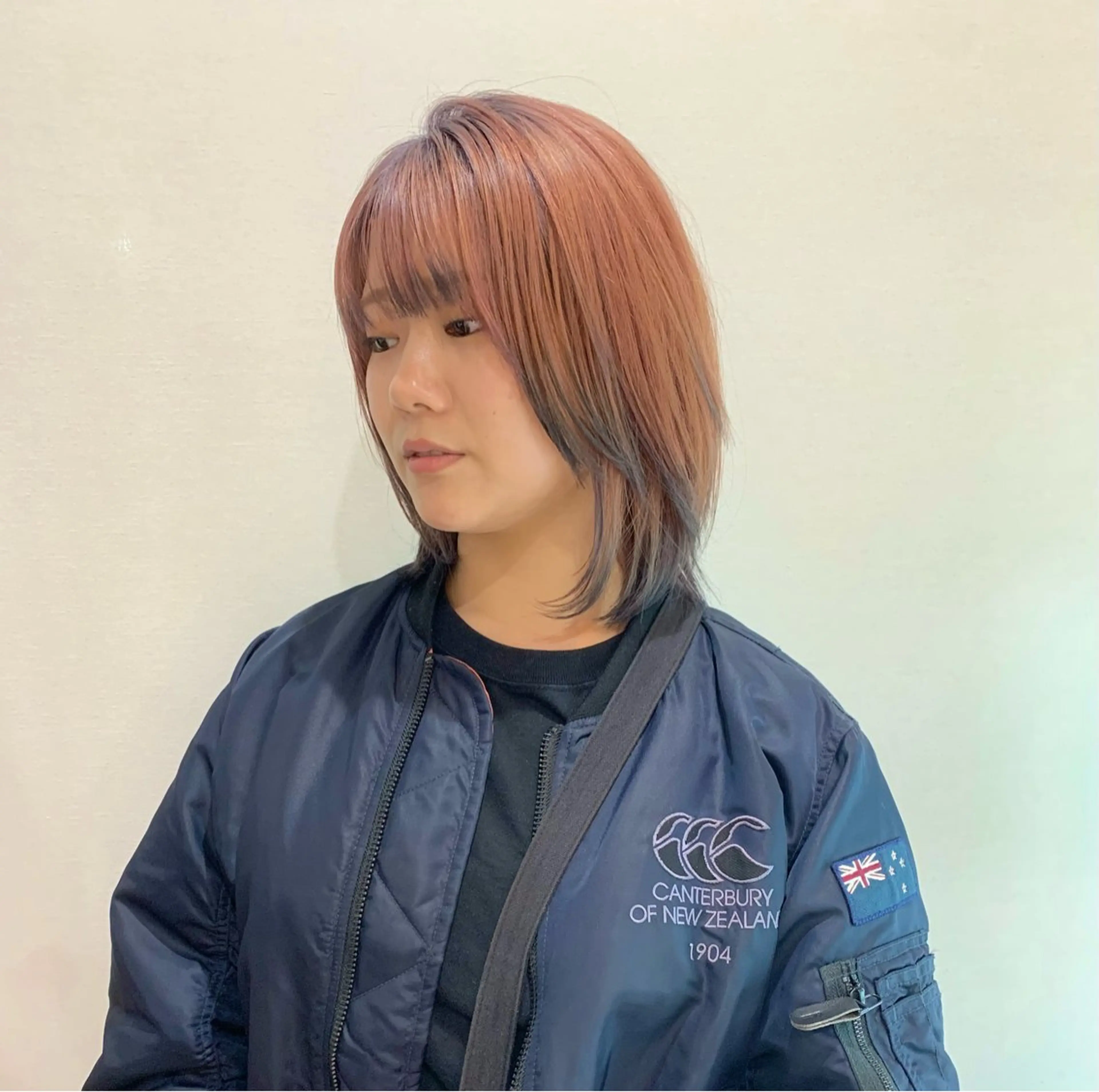 ミディアム カット ヘアカラー 【シクネ】ユウダイ お顔まわりカット💎のヘアスタイル