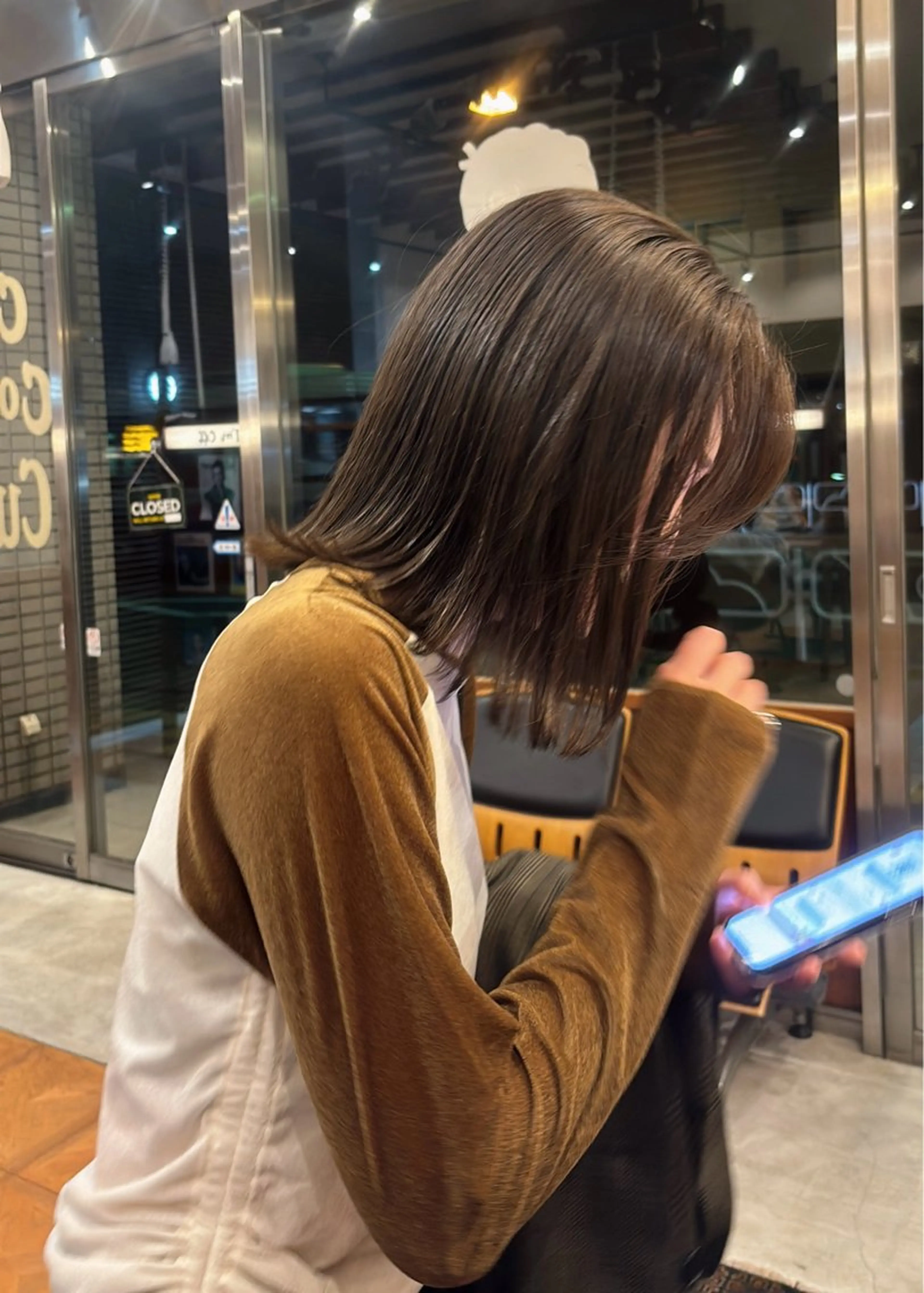 カラー ブラウンカラー ヘアカラー トリートメント SASAnagano 堀内未梨のヘアスタイル