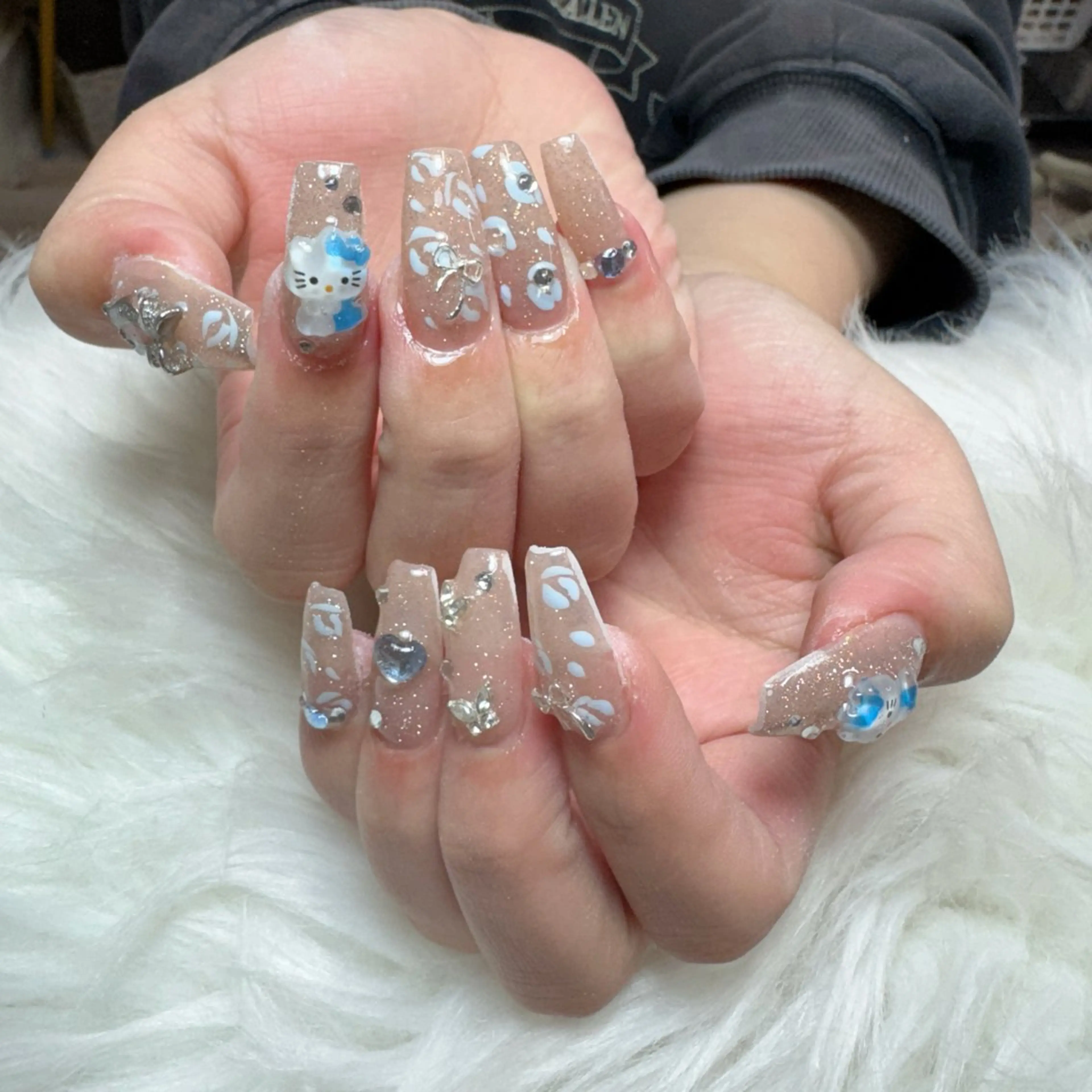 ネイル ハンドネイル 🎀nana🫧 ワンホンネイル🎀のネイルデザイン