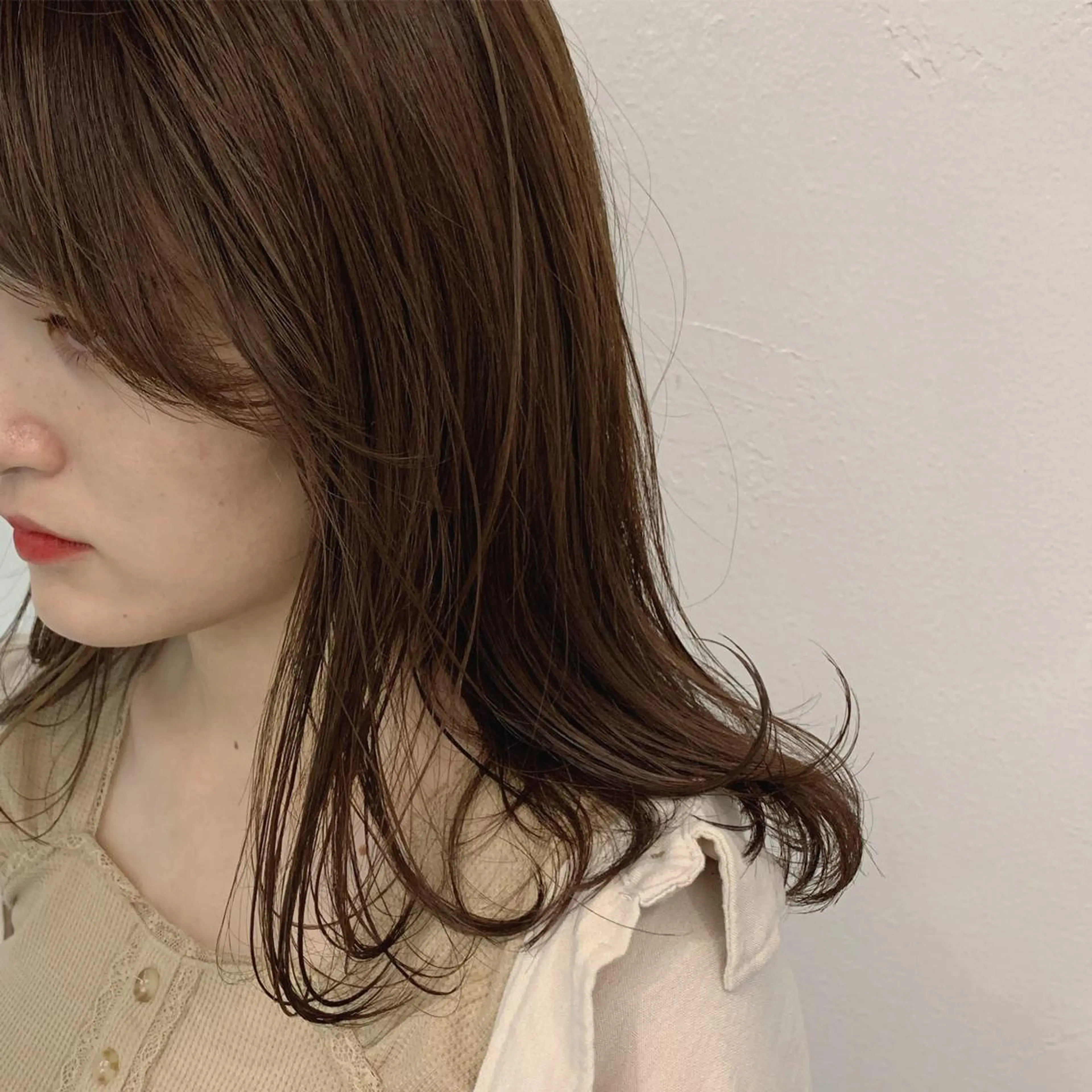 セミロング カラー 🐝 hachi🐝のヘアスタイル