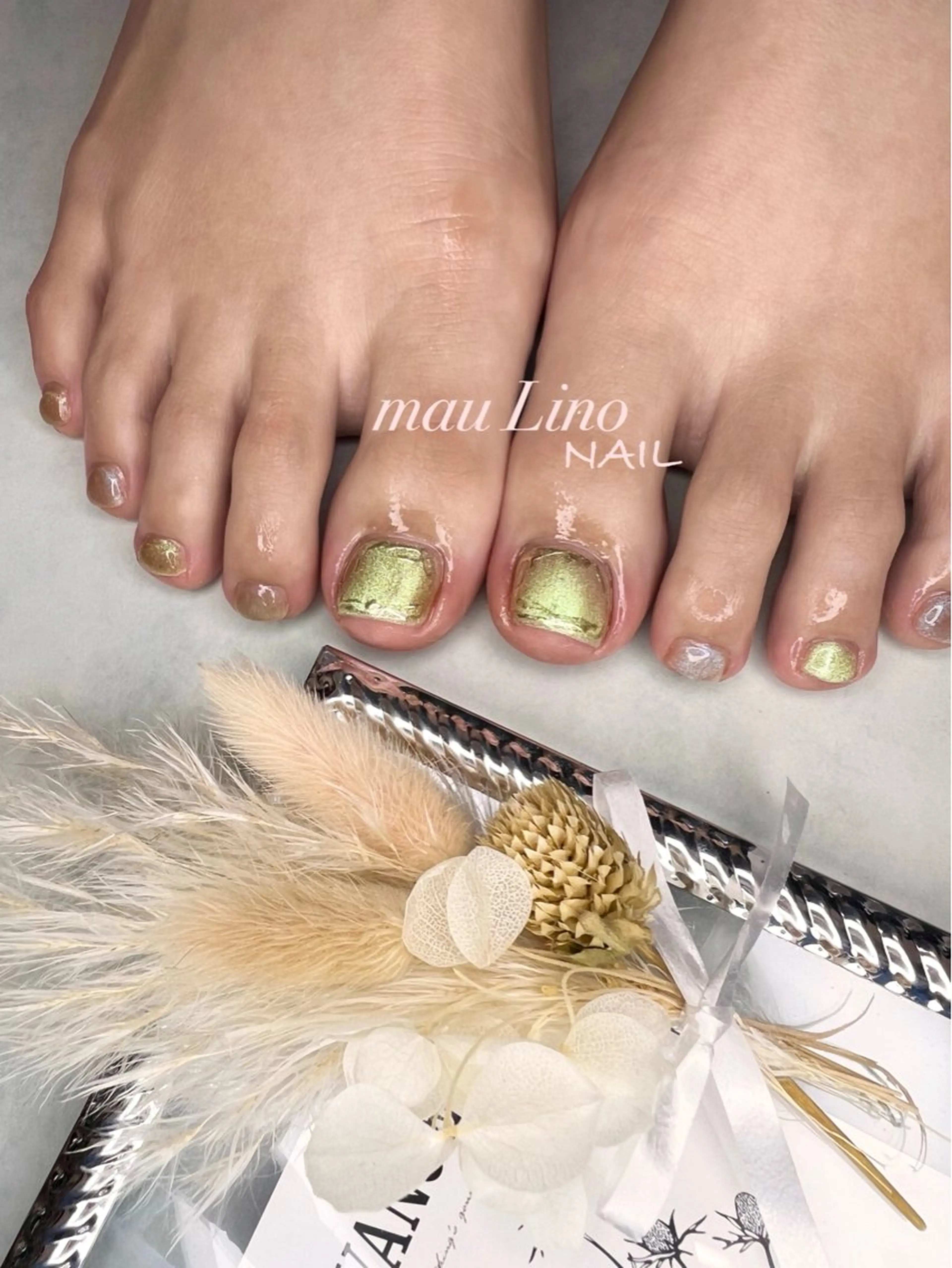 ネイル フットネイル mau Lino    NAIL所属・GELo nail~#19~のネイルデザイン